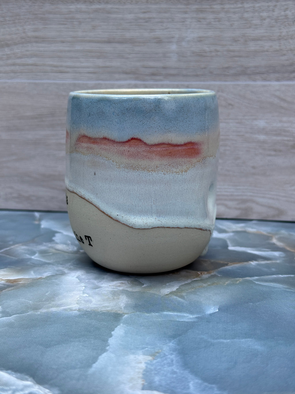 Trans Pride Thumbprint Tumbler - there is no LGB with the T