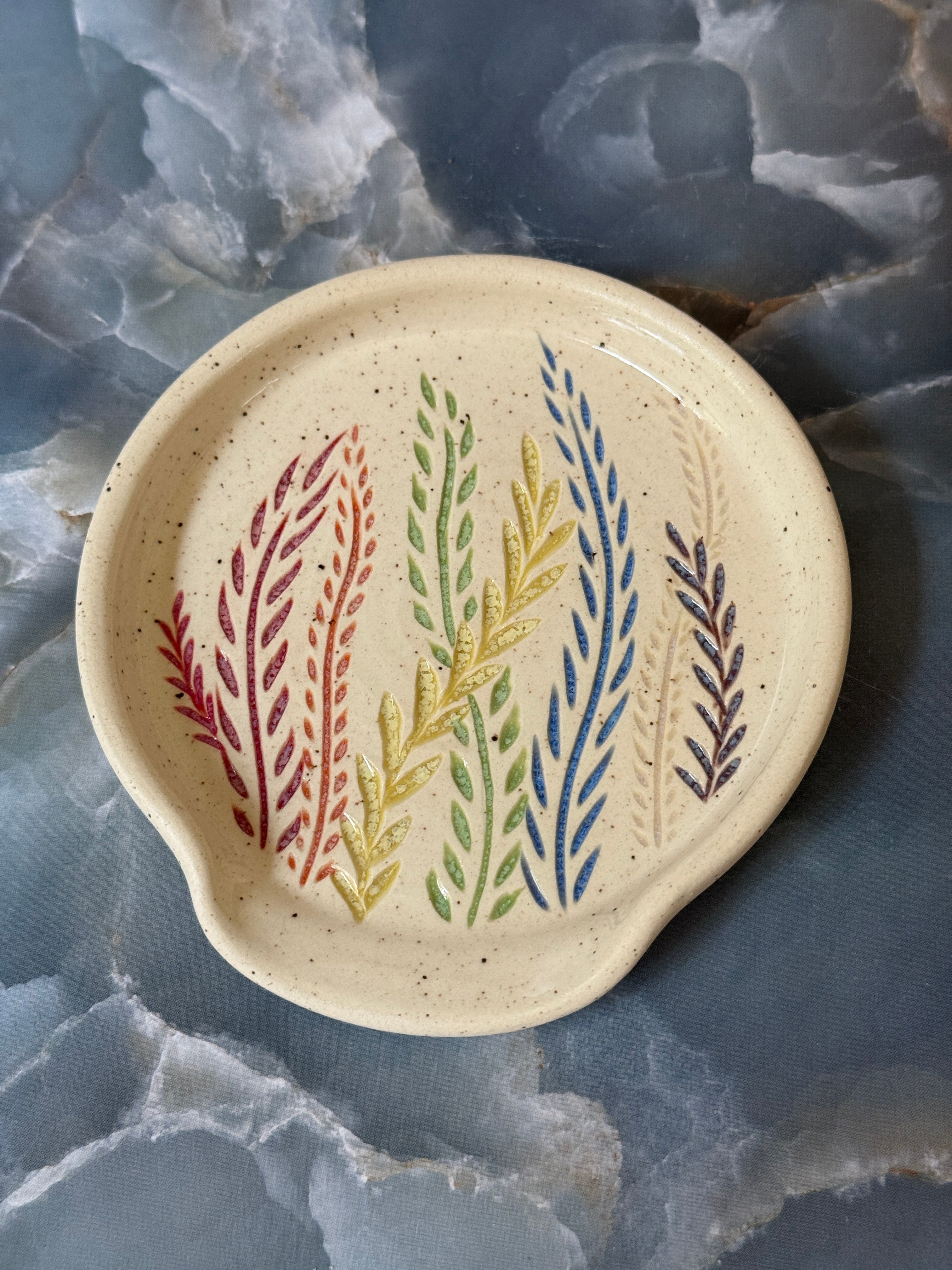 Rainbow Spoon Rest 8