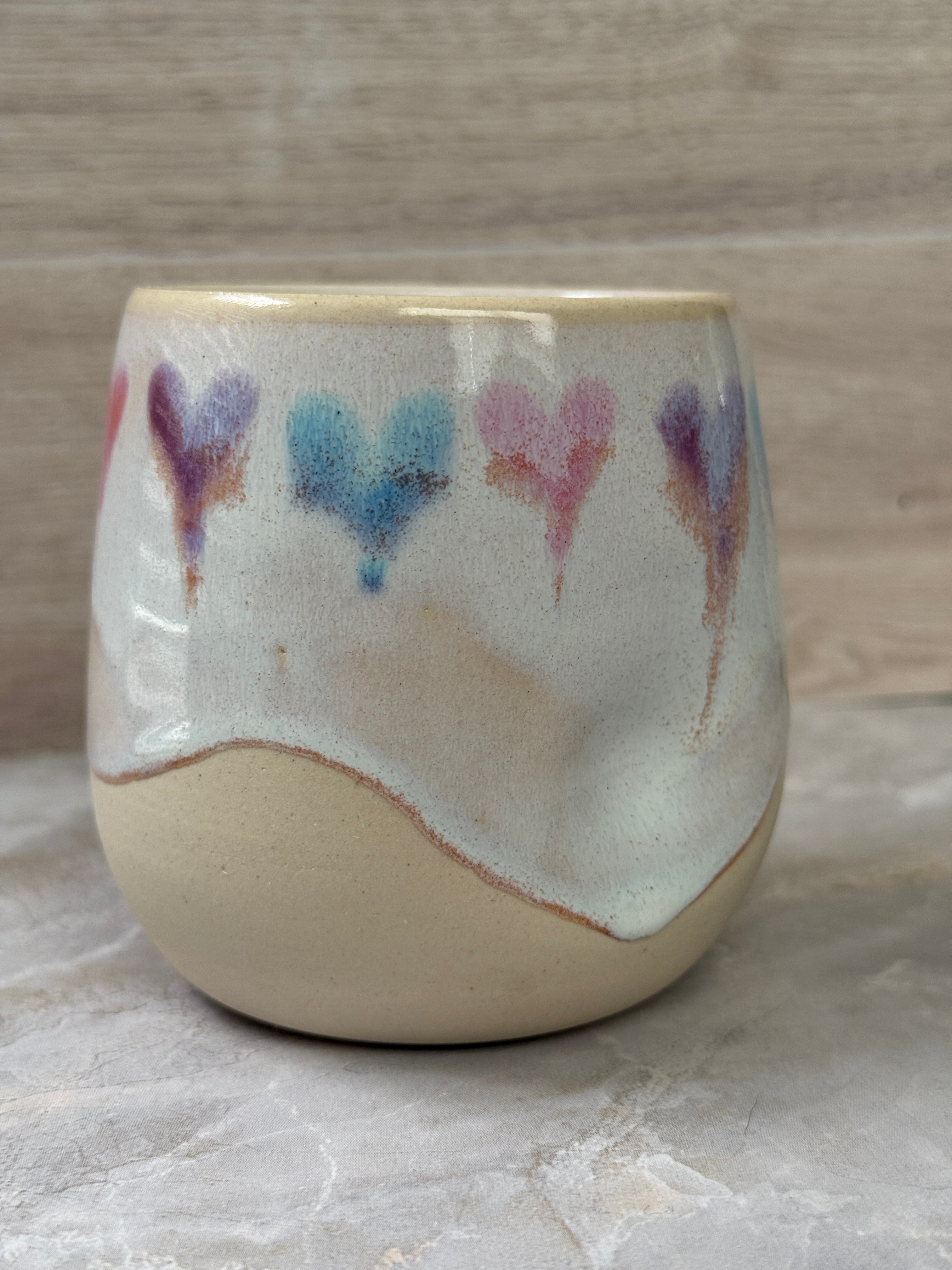 Still Bi Tumbler - Bisexual Pride Hearts