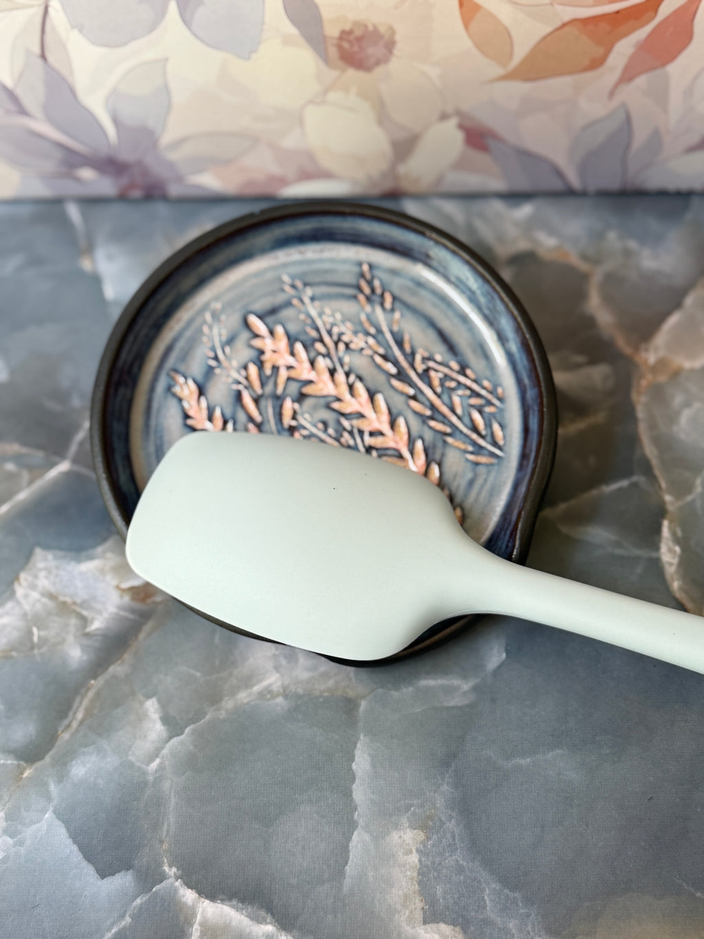 Misty Sunrise Fern Spoon Rest