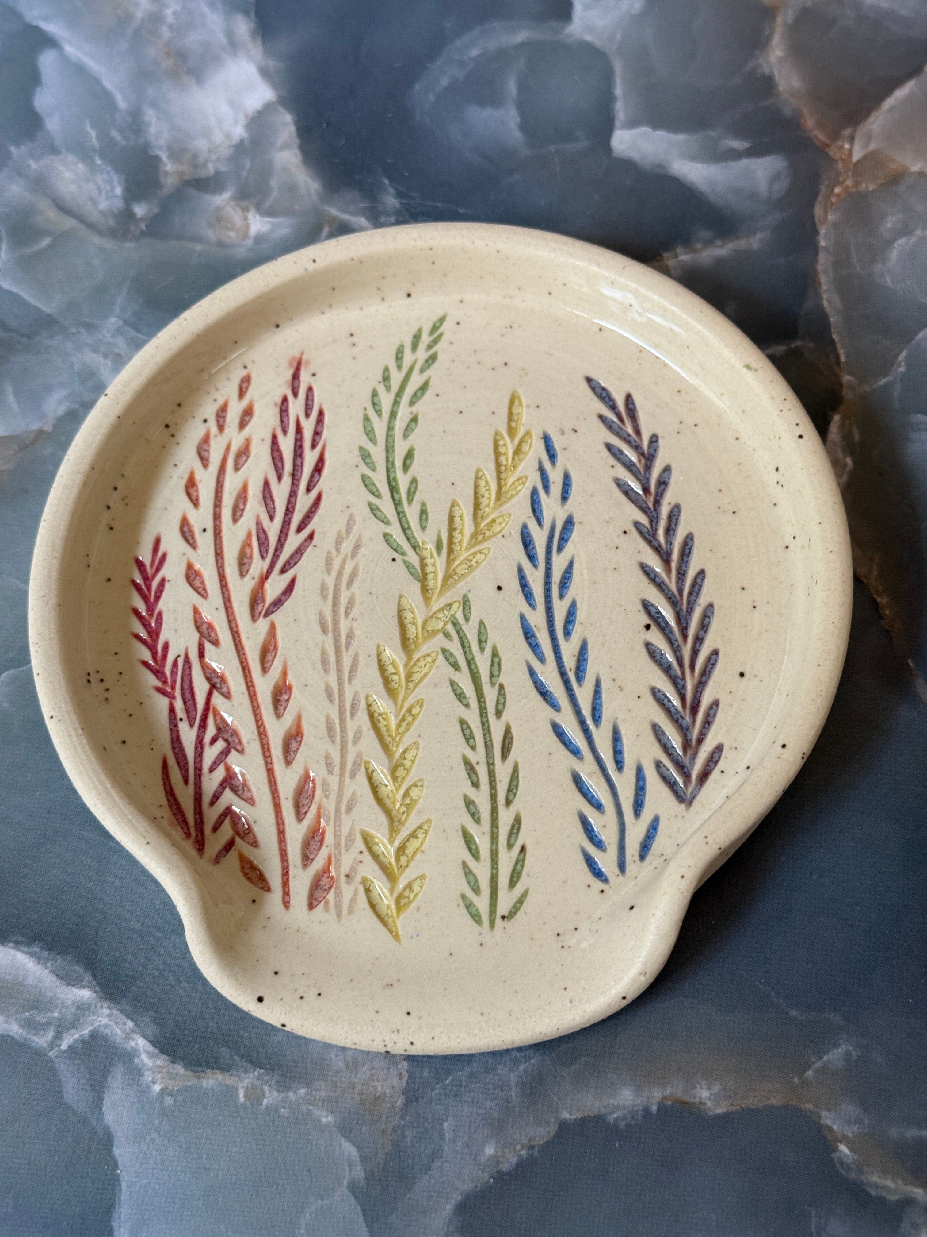 Rainbow Spoon Rest 6