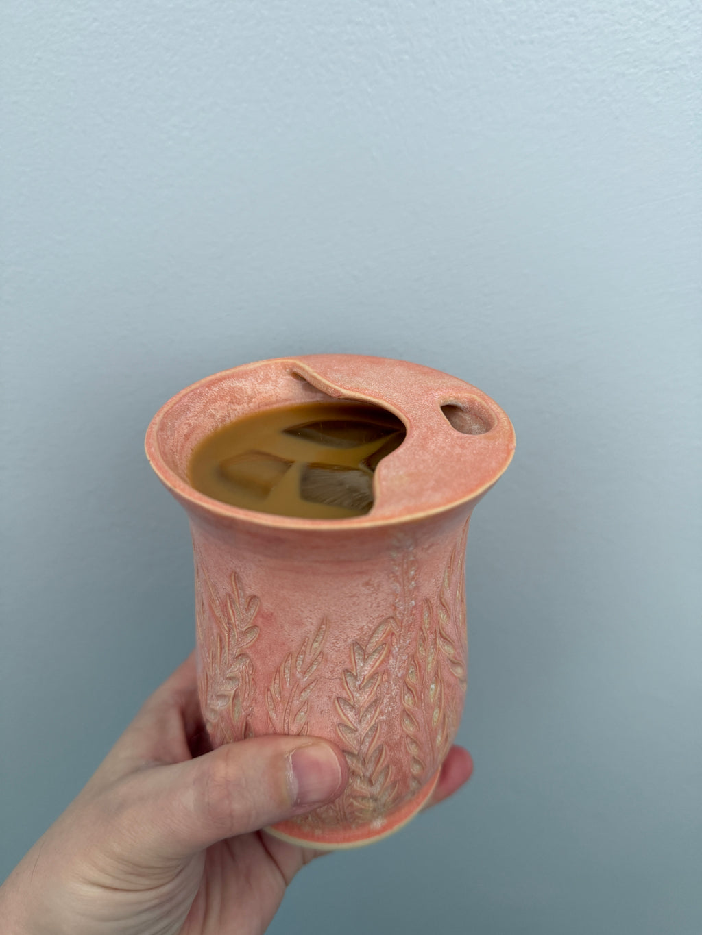 Sunrise Ferns Travel Tumbler