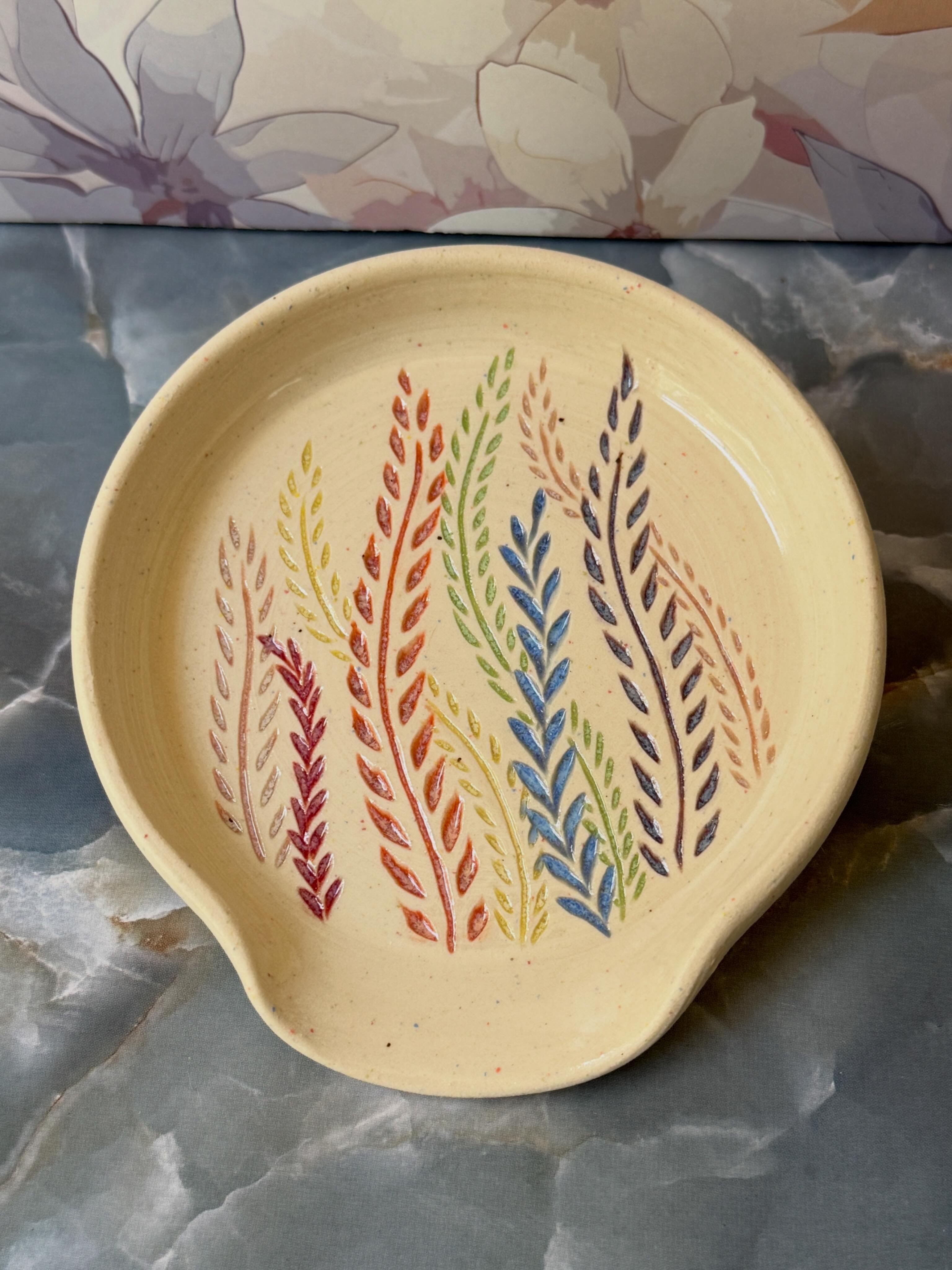 Rainbow Spoon Rest 3