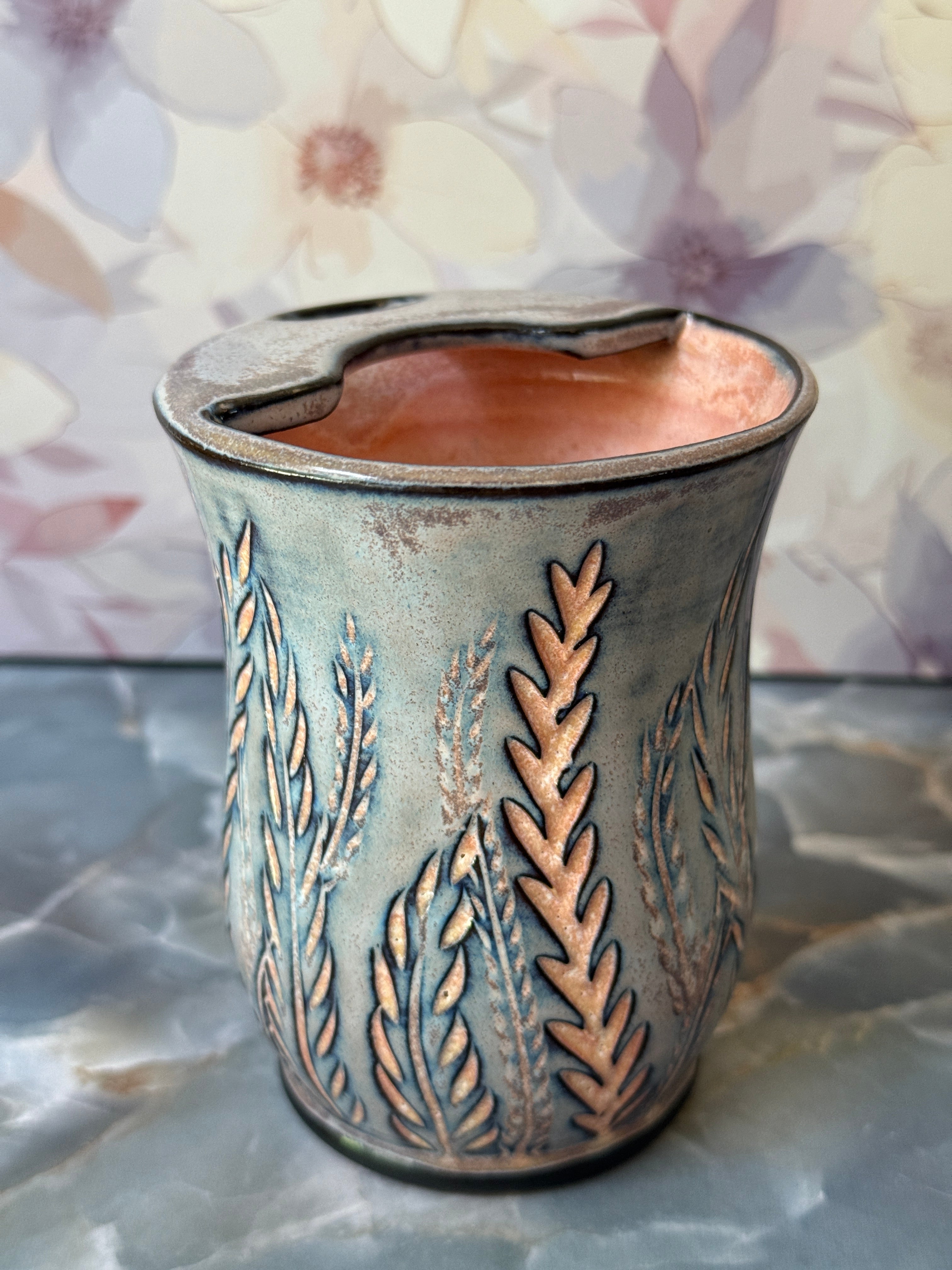 Misty Sunrise Ferns Travel Tumbler