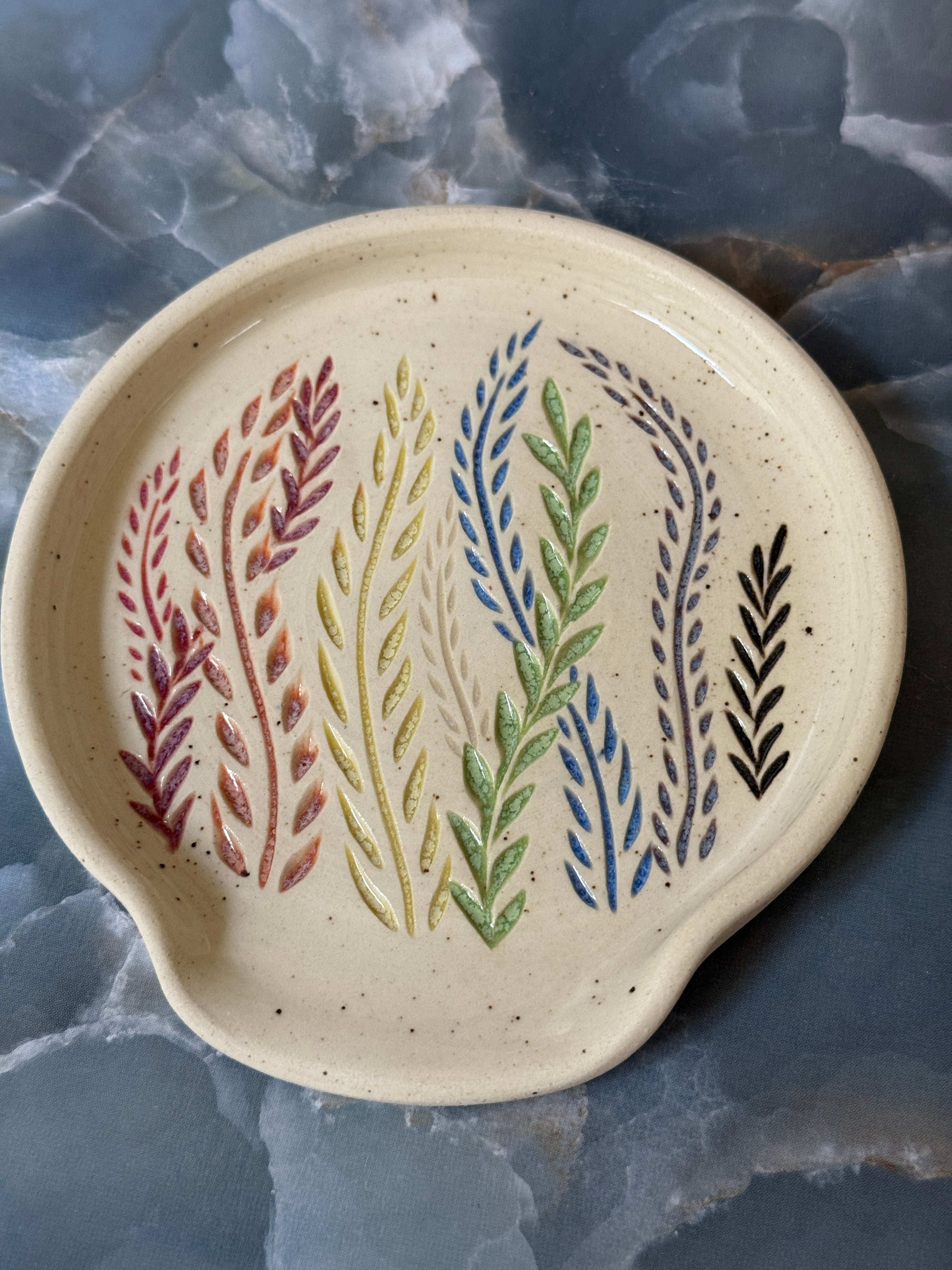 Rainbow Spoon Rest 5