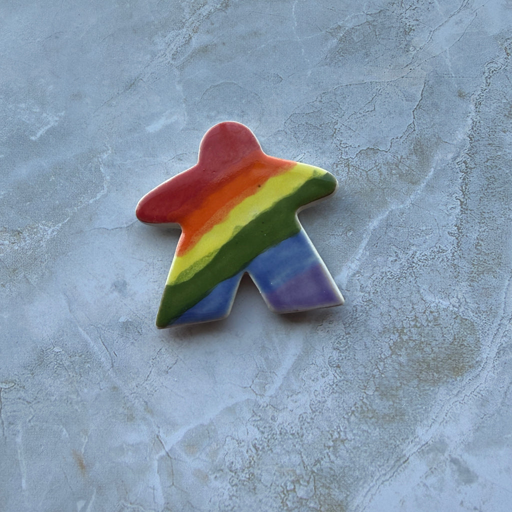 Meeple Earrings - PRIDE [Made to Order]
