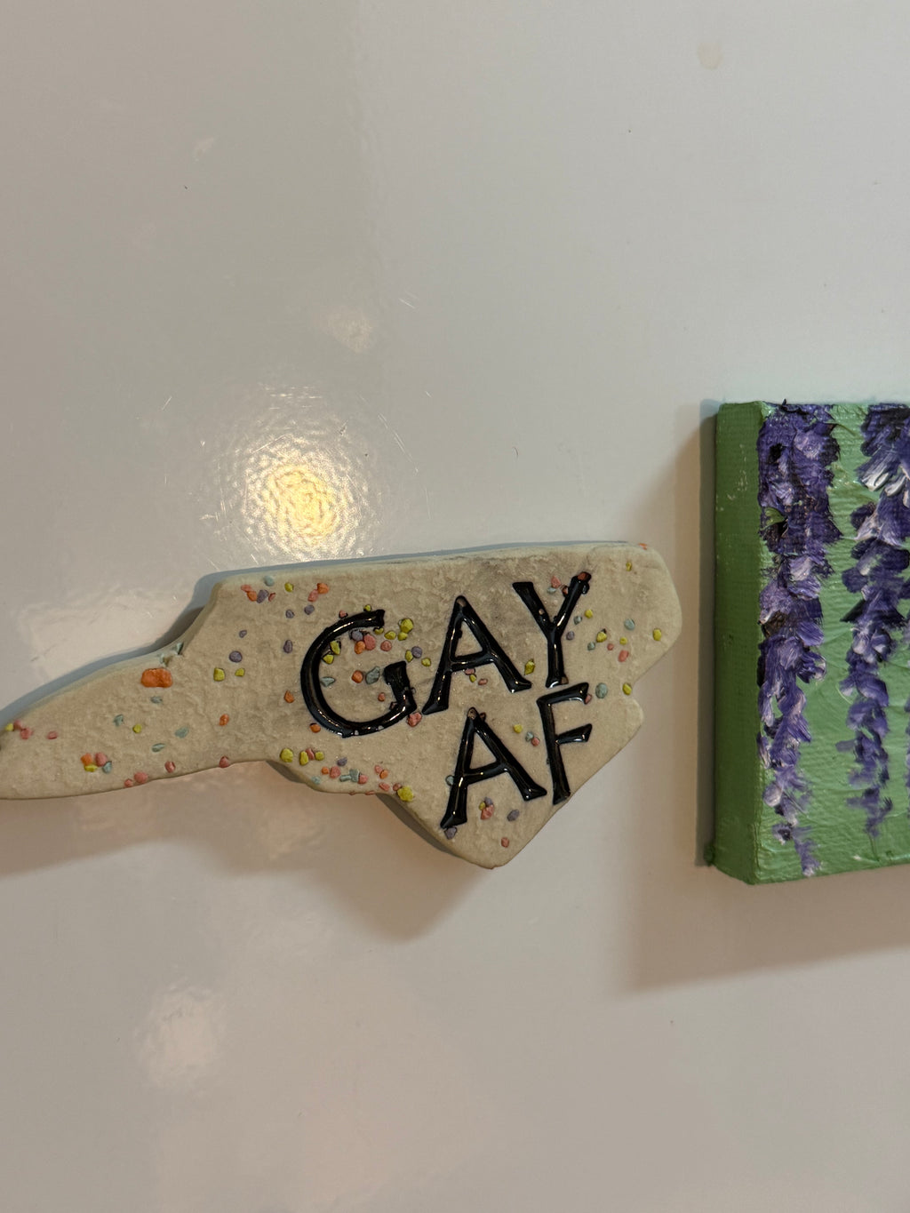 NC PRIDE Charity Magnet - Rainbow Speckles