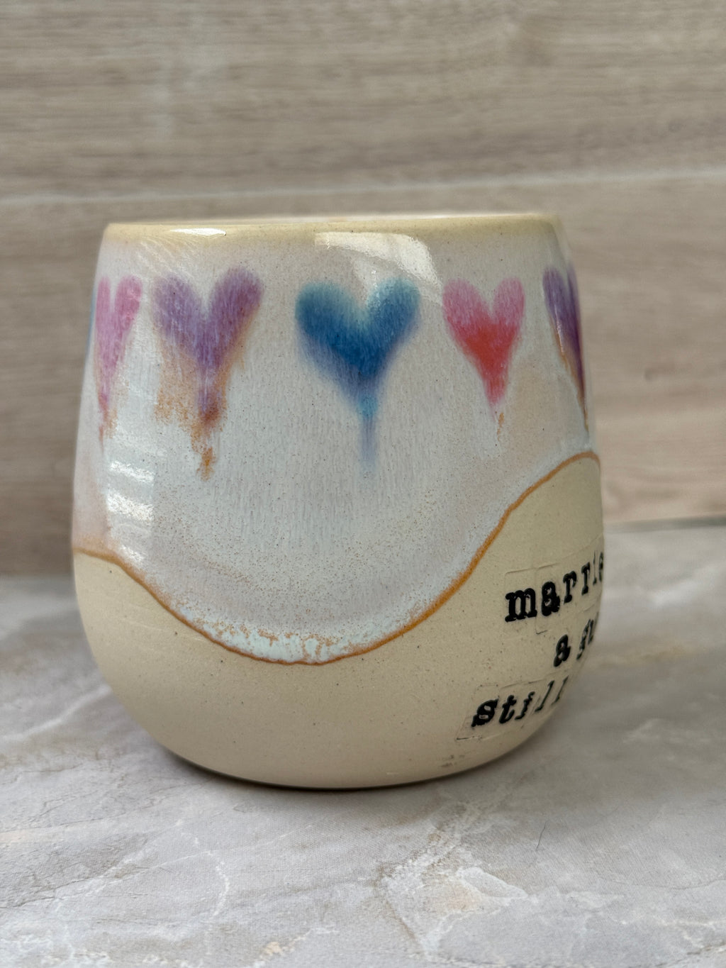 Still Bi Tumbler - Bisexual Pride Hearts