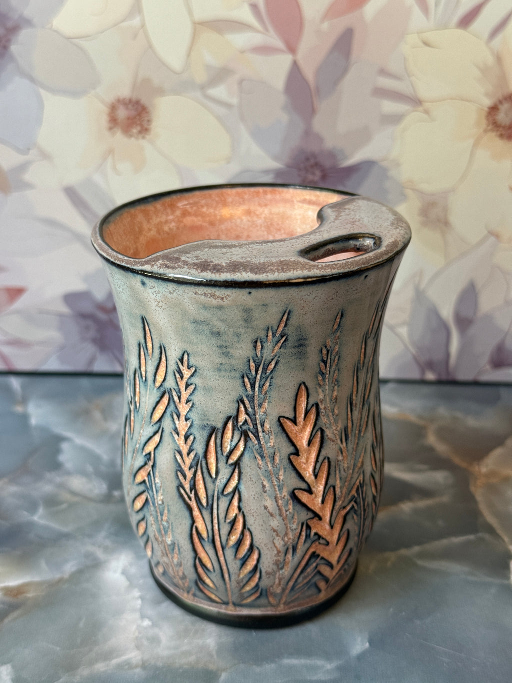 Misty Sunrise Ferns Travel Tumbler