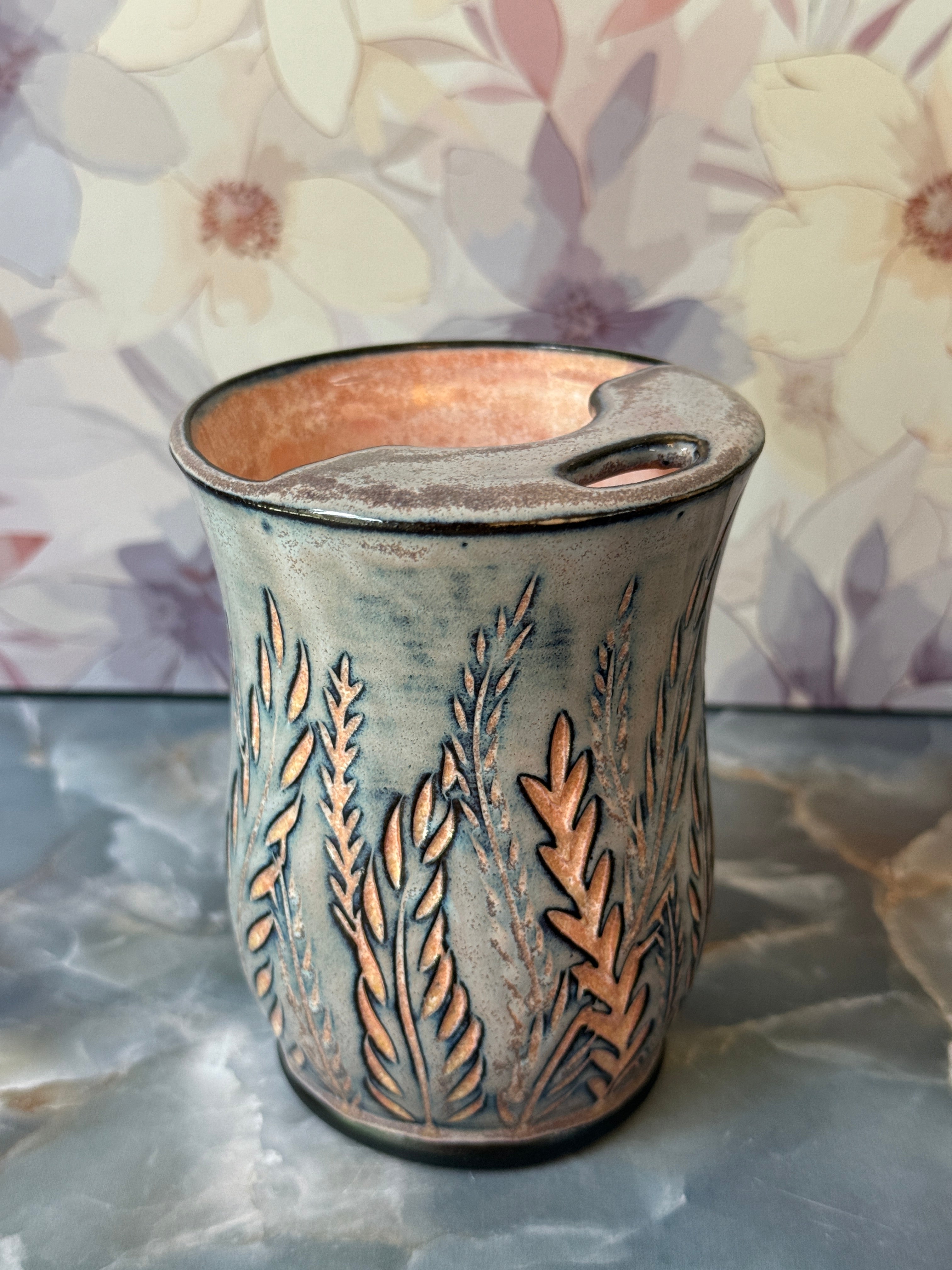 Misty Sunrise Ferns Travel Tumbler