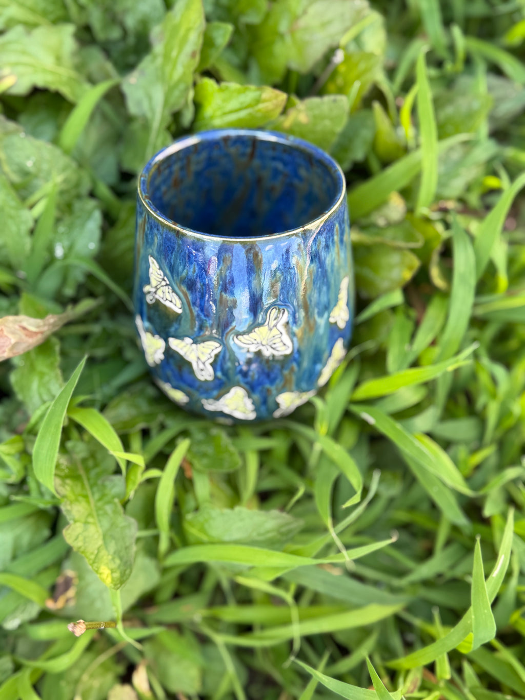 Luna Moth Tumbler - Midnight Rain