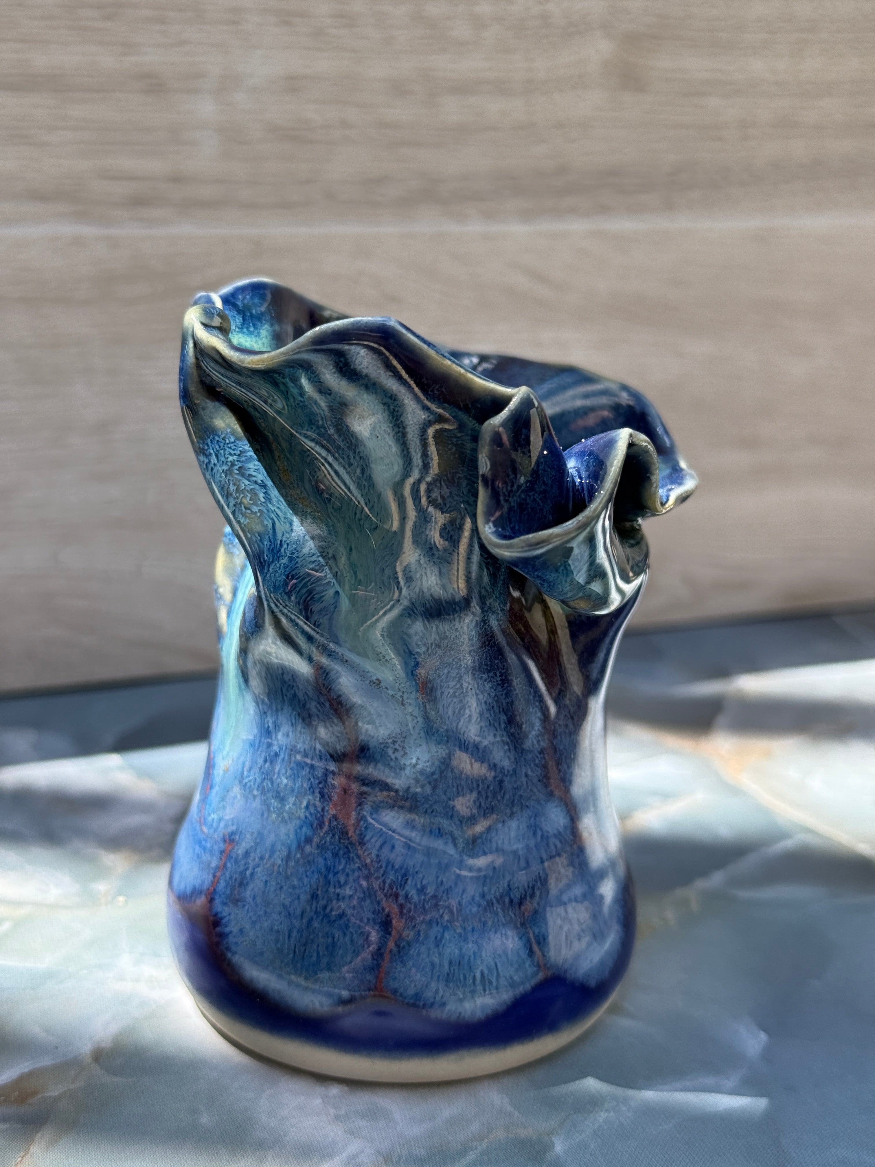 Happy Accident Vase - Oceanic