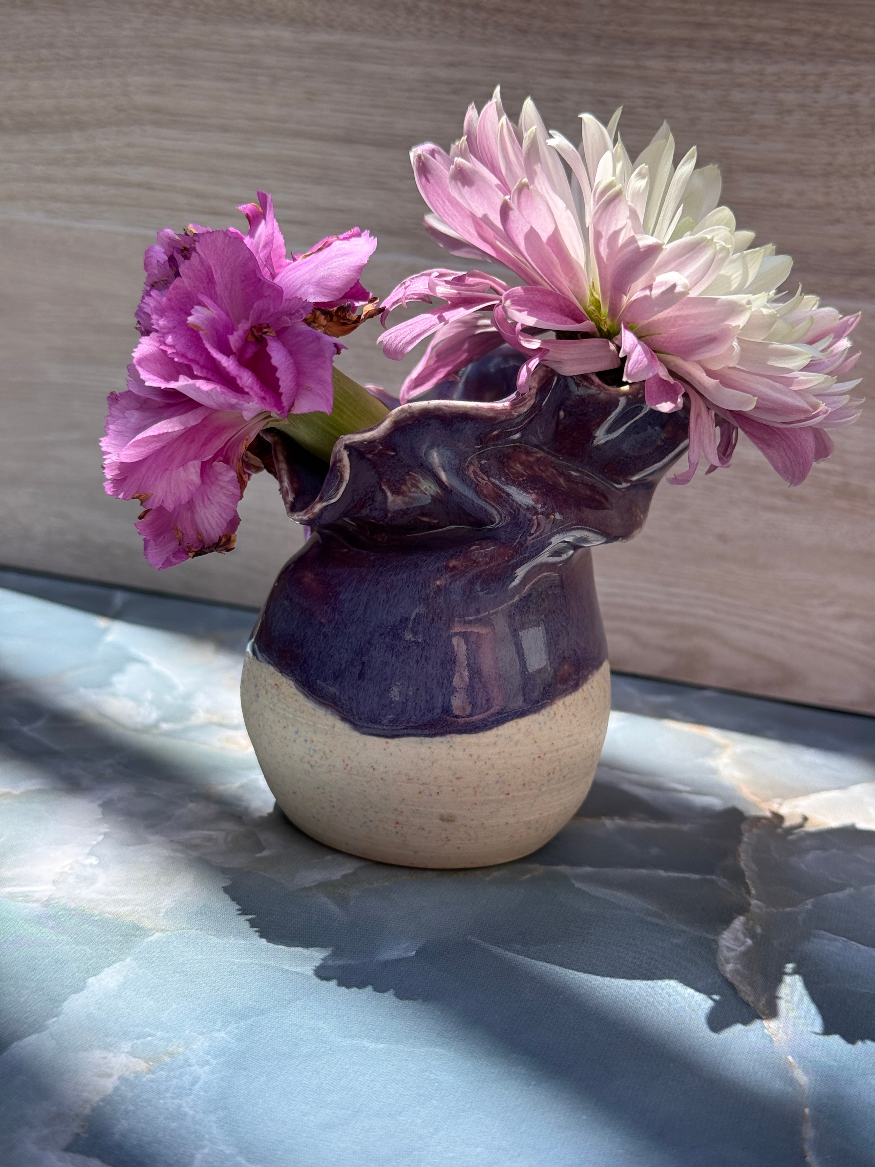Happy Accident Vase - Purple