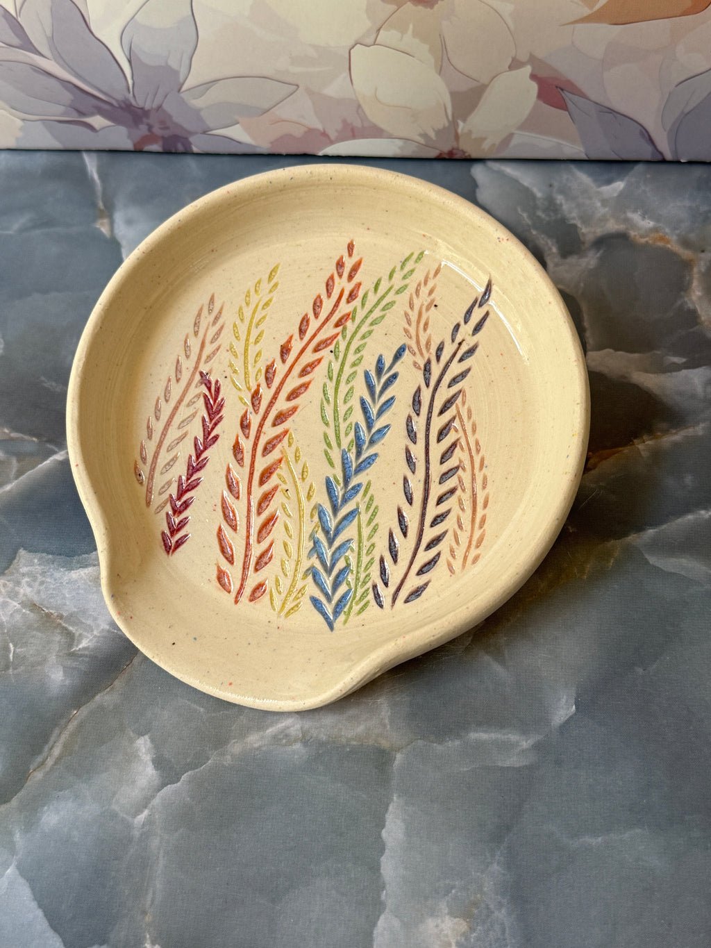 Rainbow Spoon Rest 1