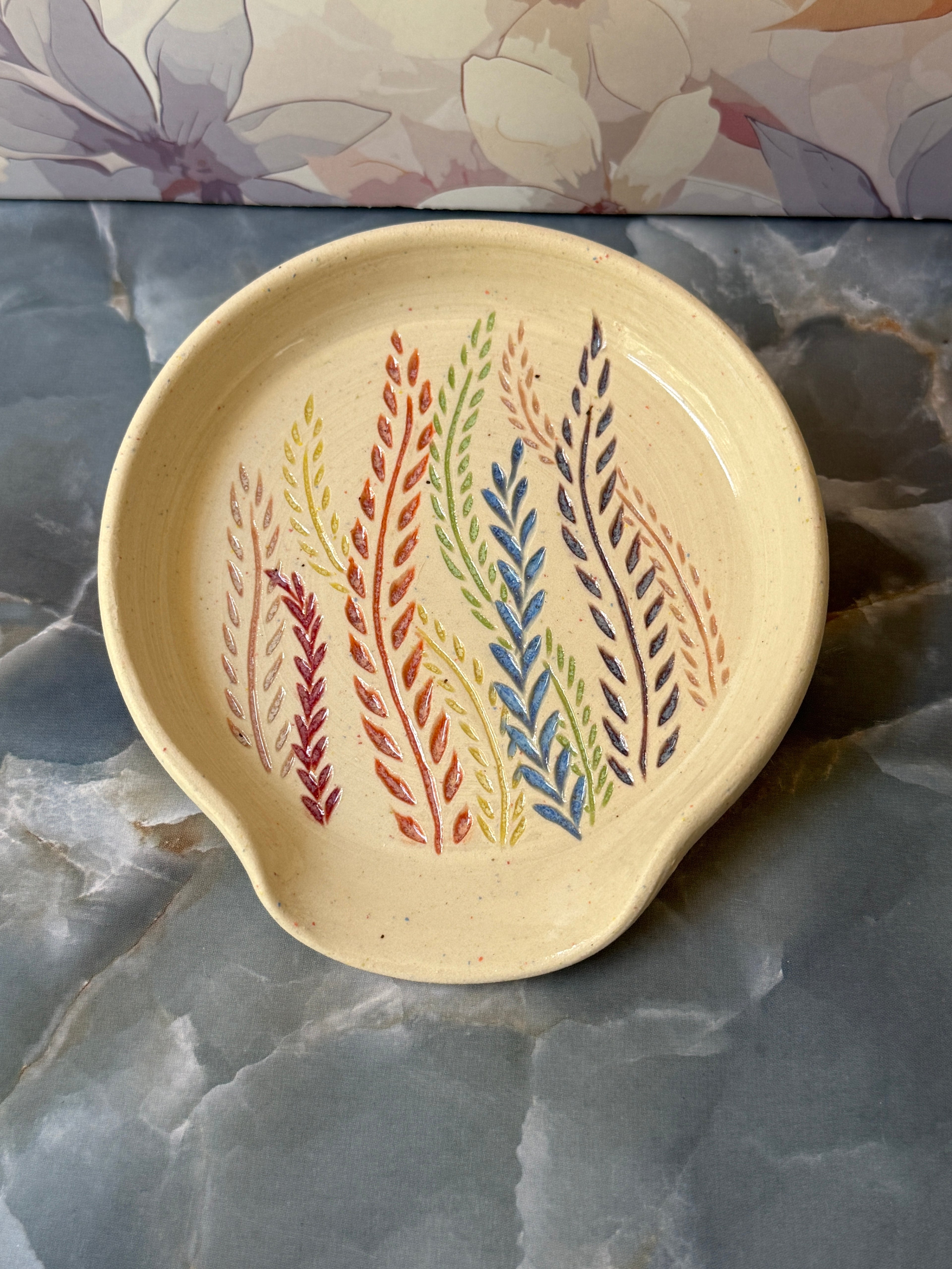 Rainbow Spoon Rest 1