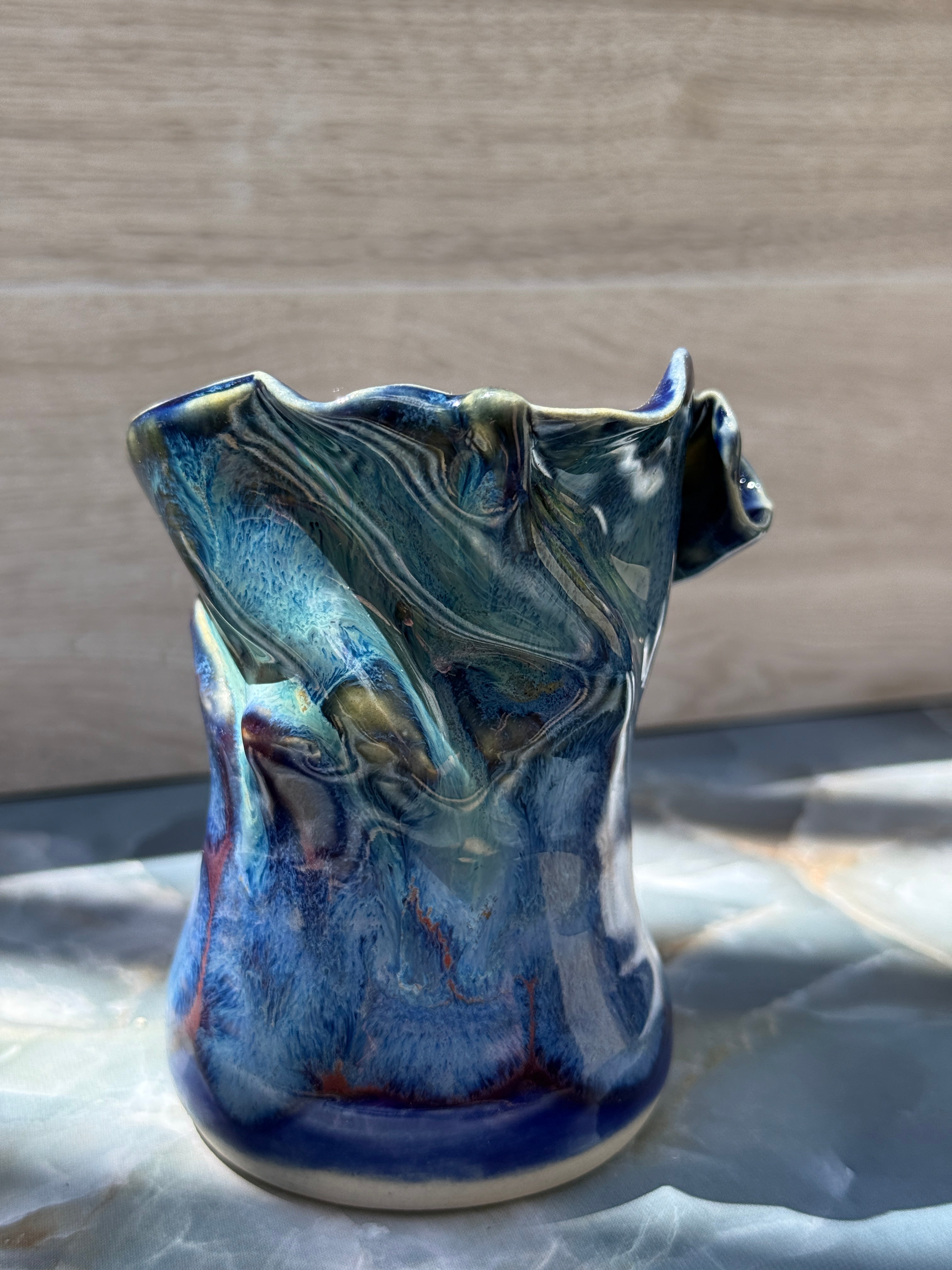 Happy Accident Vase - Oceanic