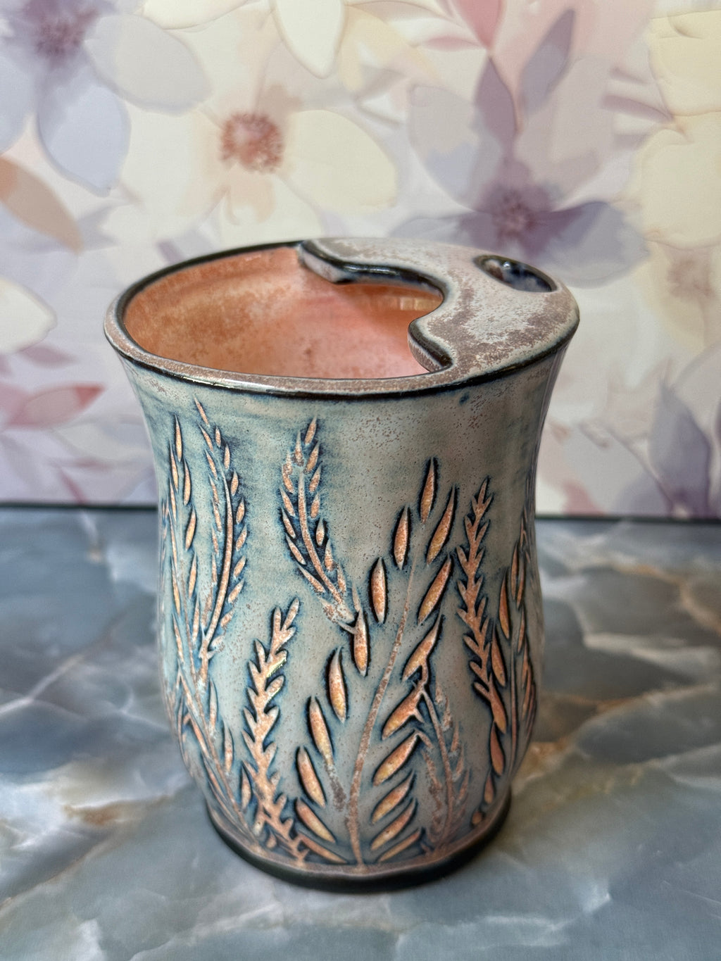Misty Sunrise Ferns Travel Tumbler
