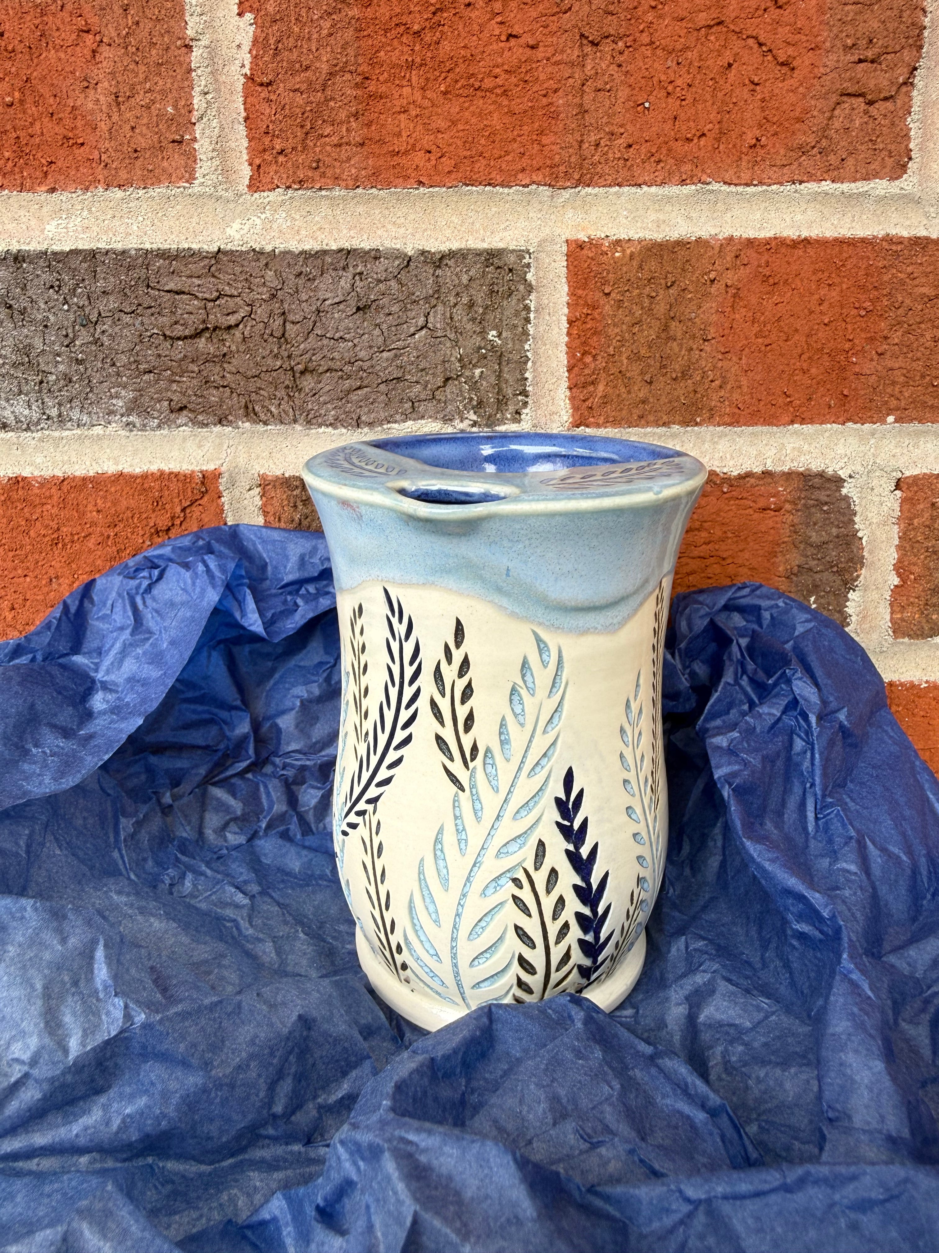 Carved Fern Travel Mug