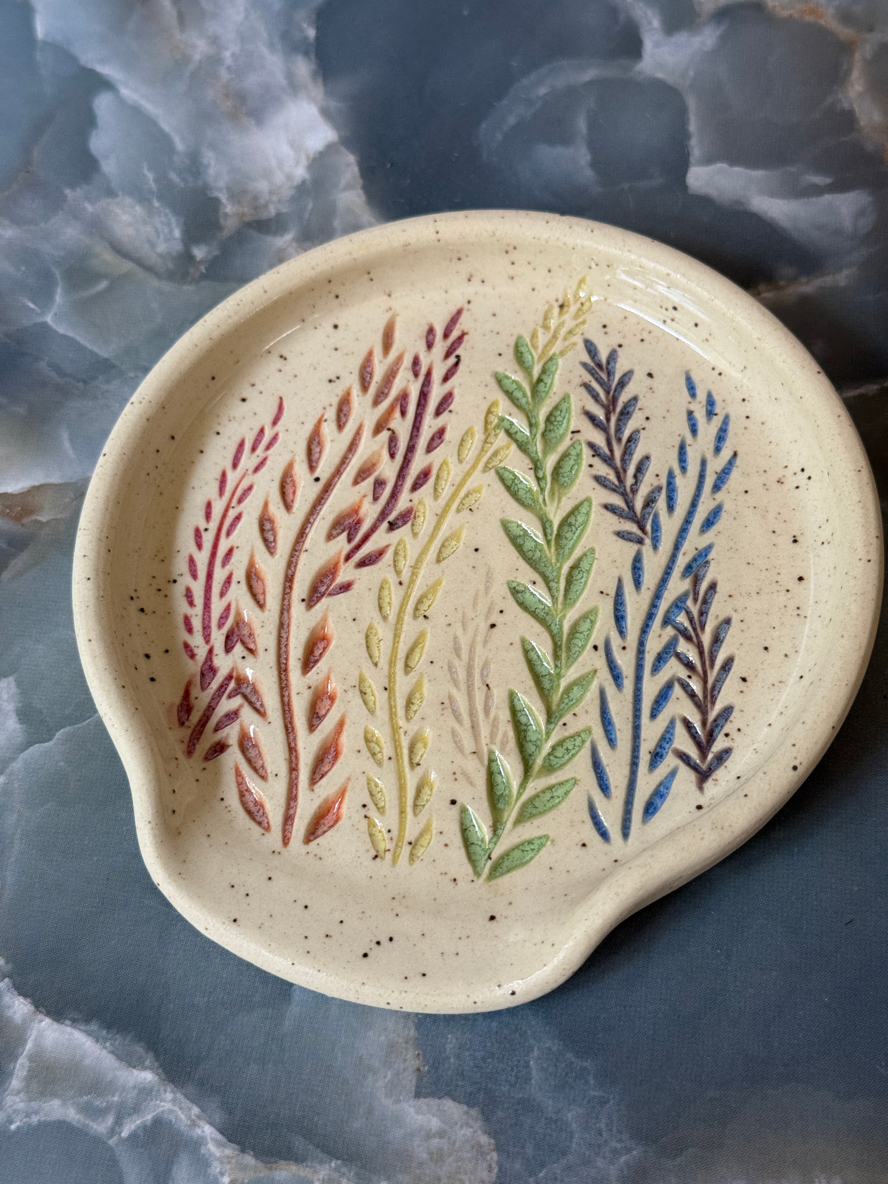 Rainbow Spoon Rest 4