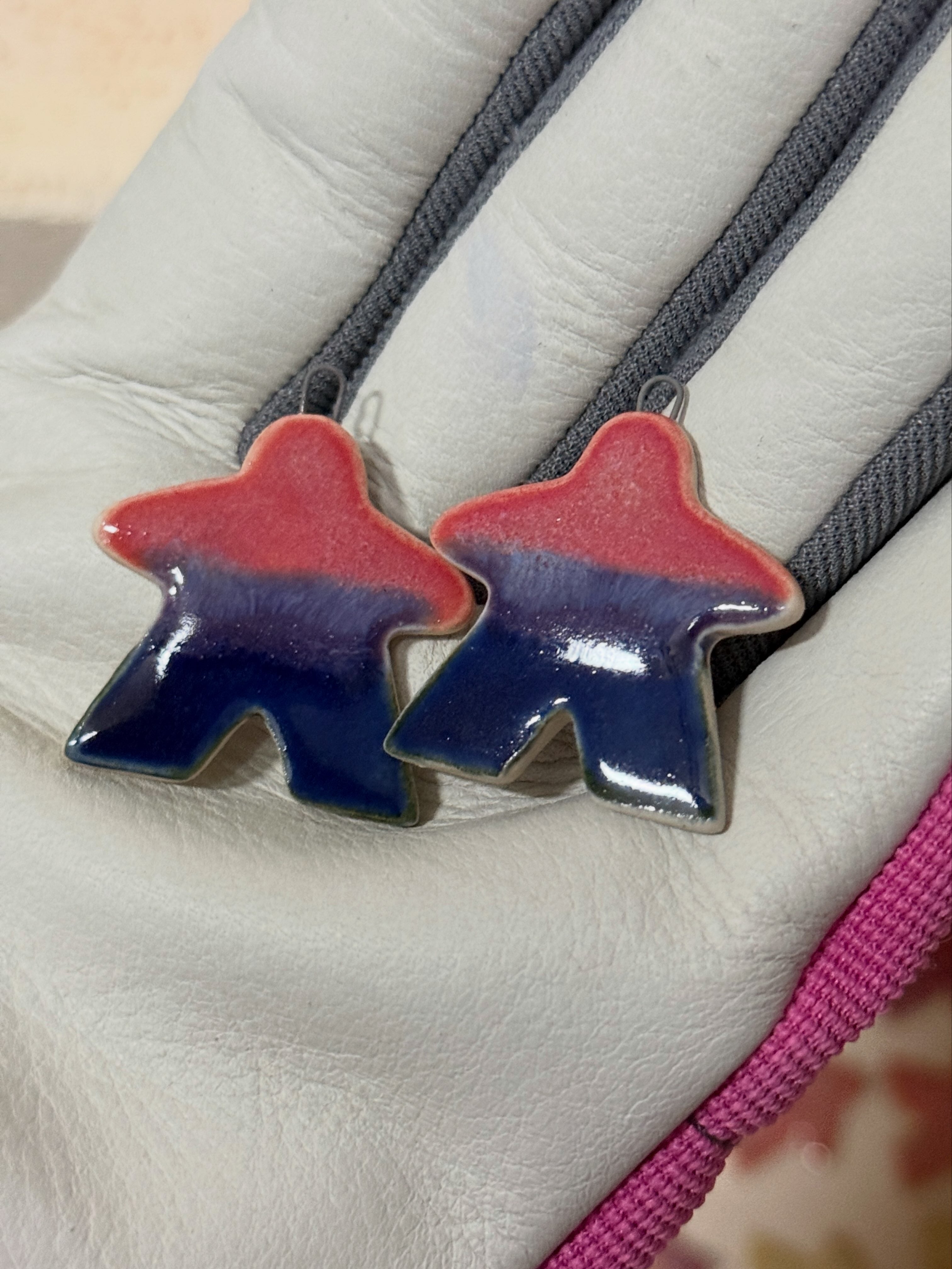 Meeple Earrings - PRIDE [Made to Order]