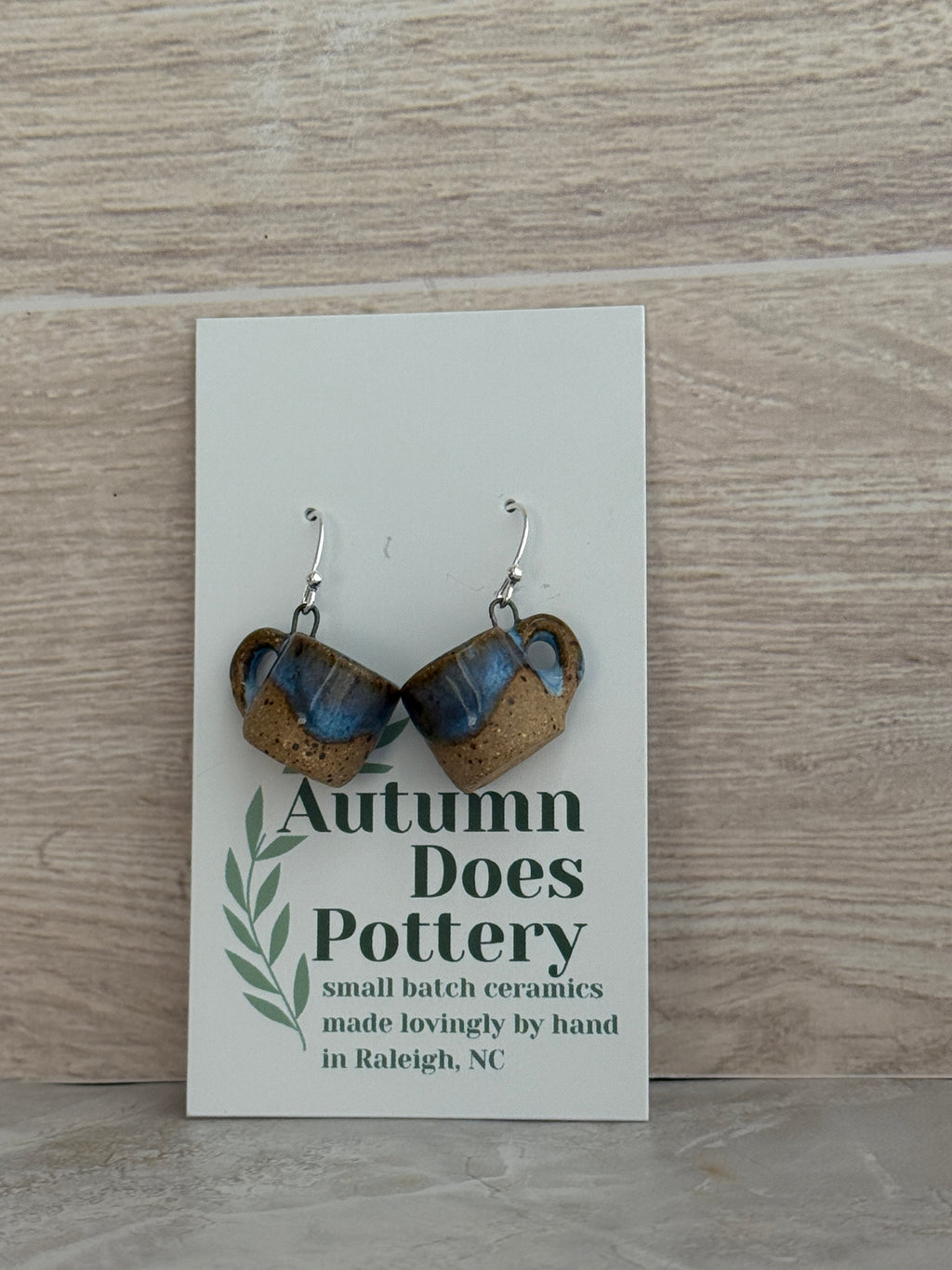 Morning Glory Dreams Speckled Mini Mug Earrings