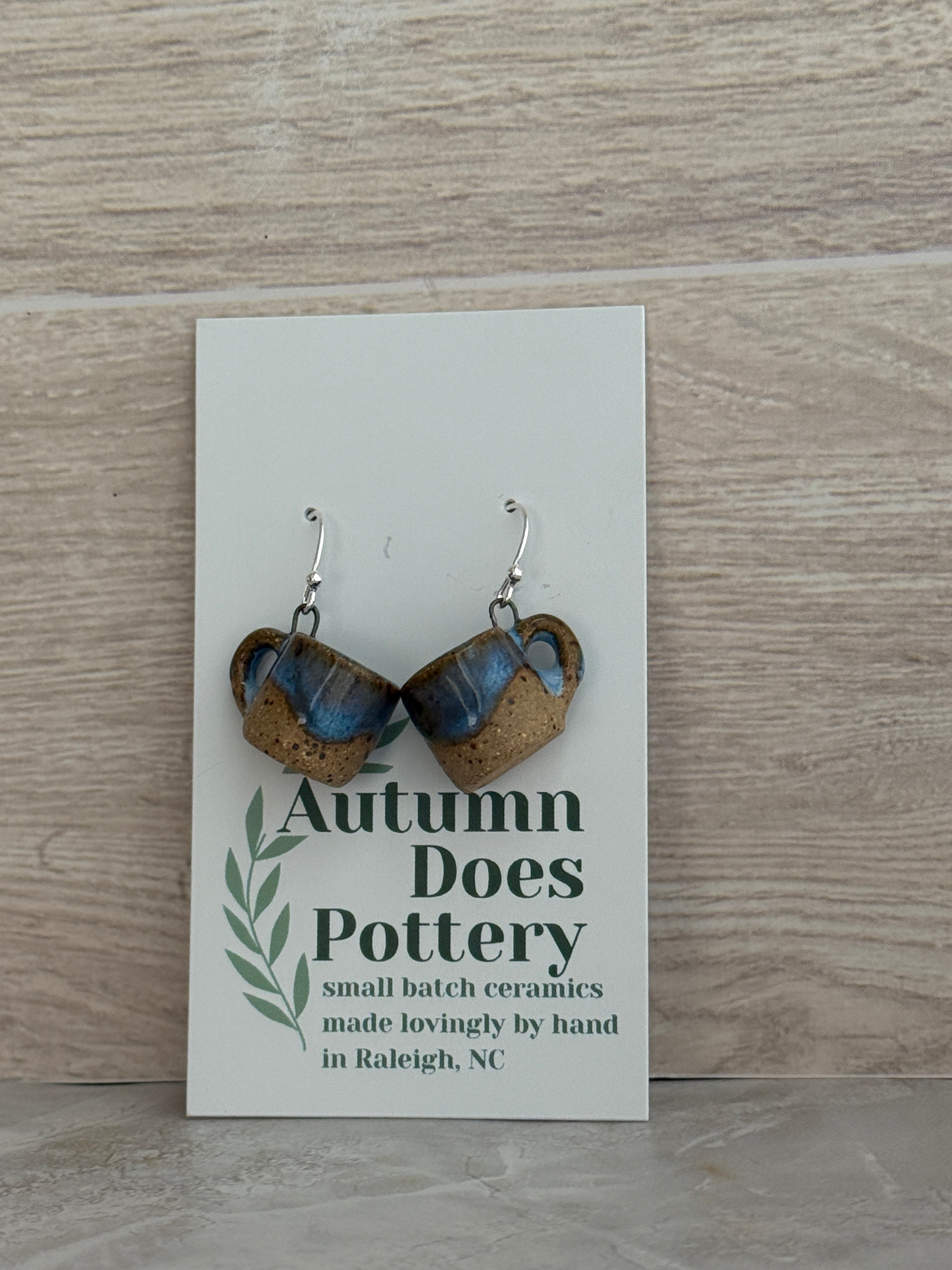 Morning Glory Dreams Speckled Mini Mug Earrings