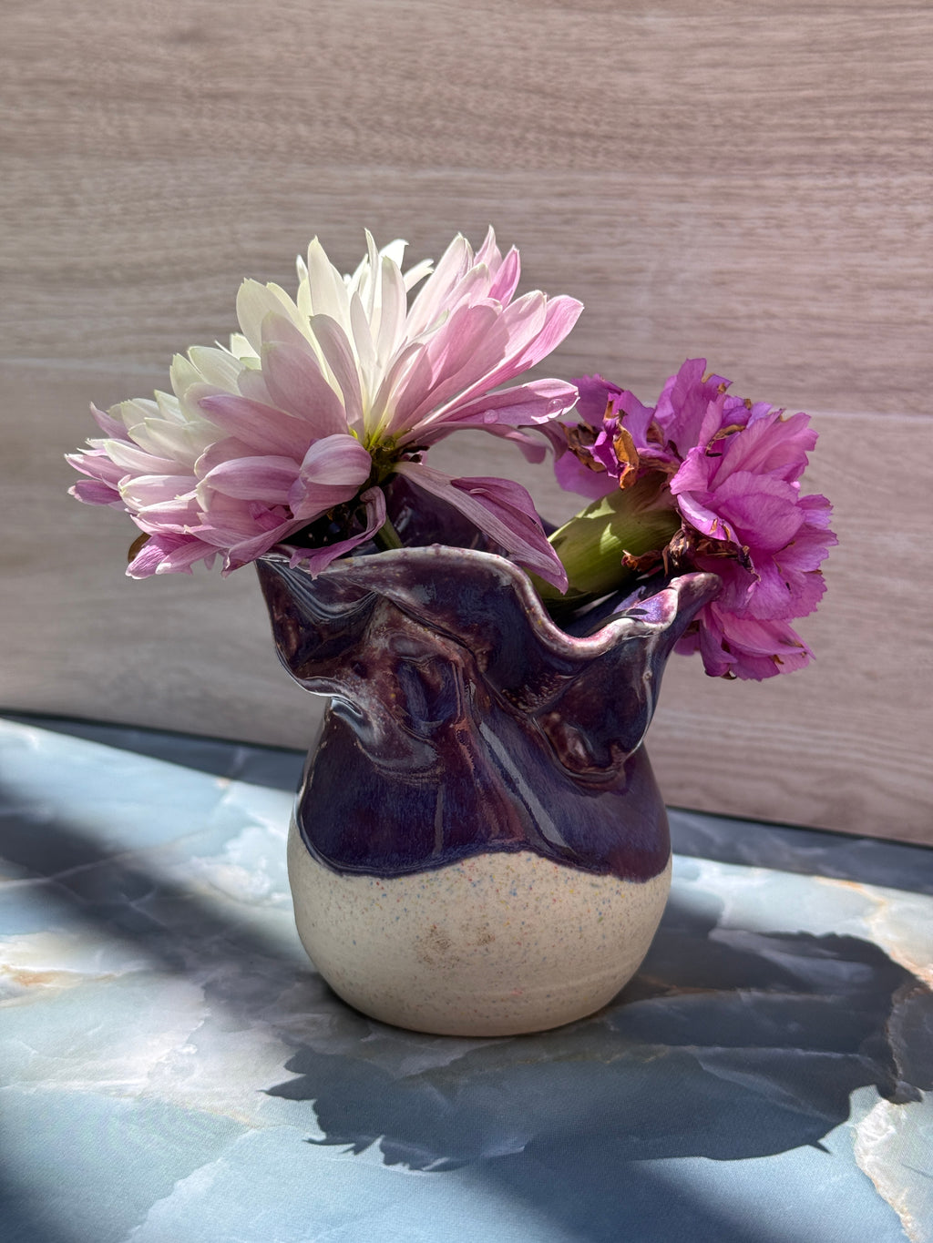 Happy Accident Vase - Purple