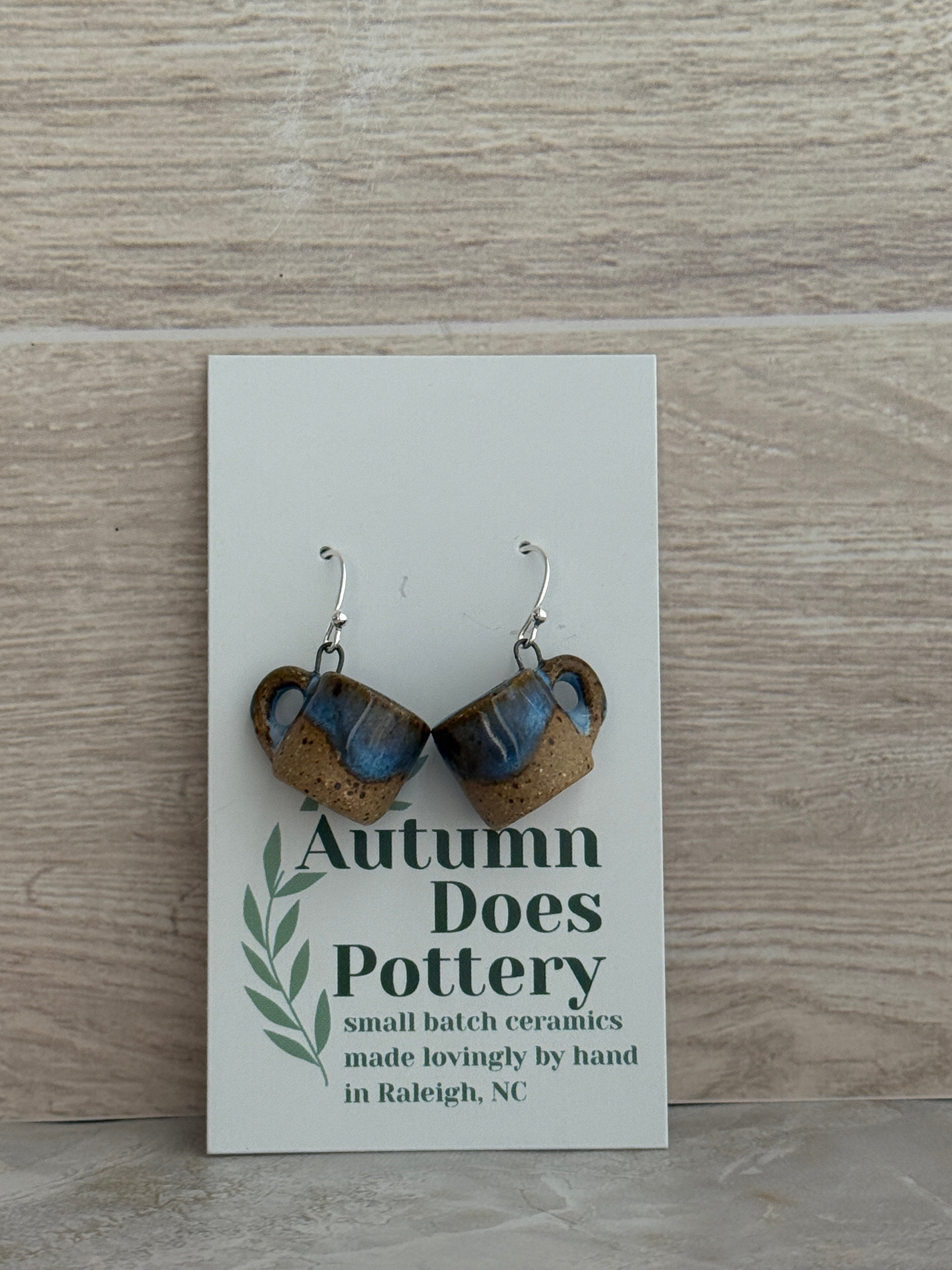 Morning Glory Dreams Speckled Mini Mug Earrings