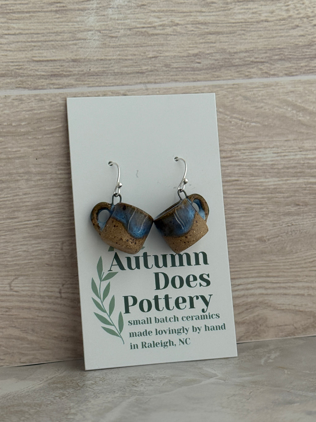 Morning Glory Dreams Speckled Mini Mug Earrings