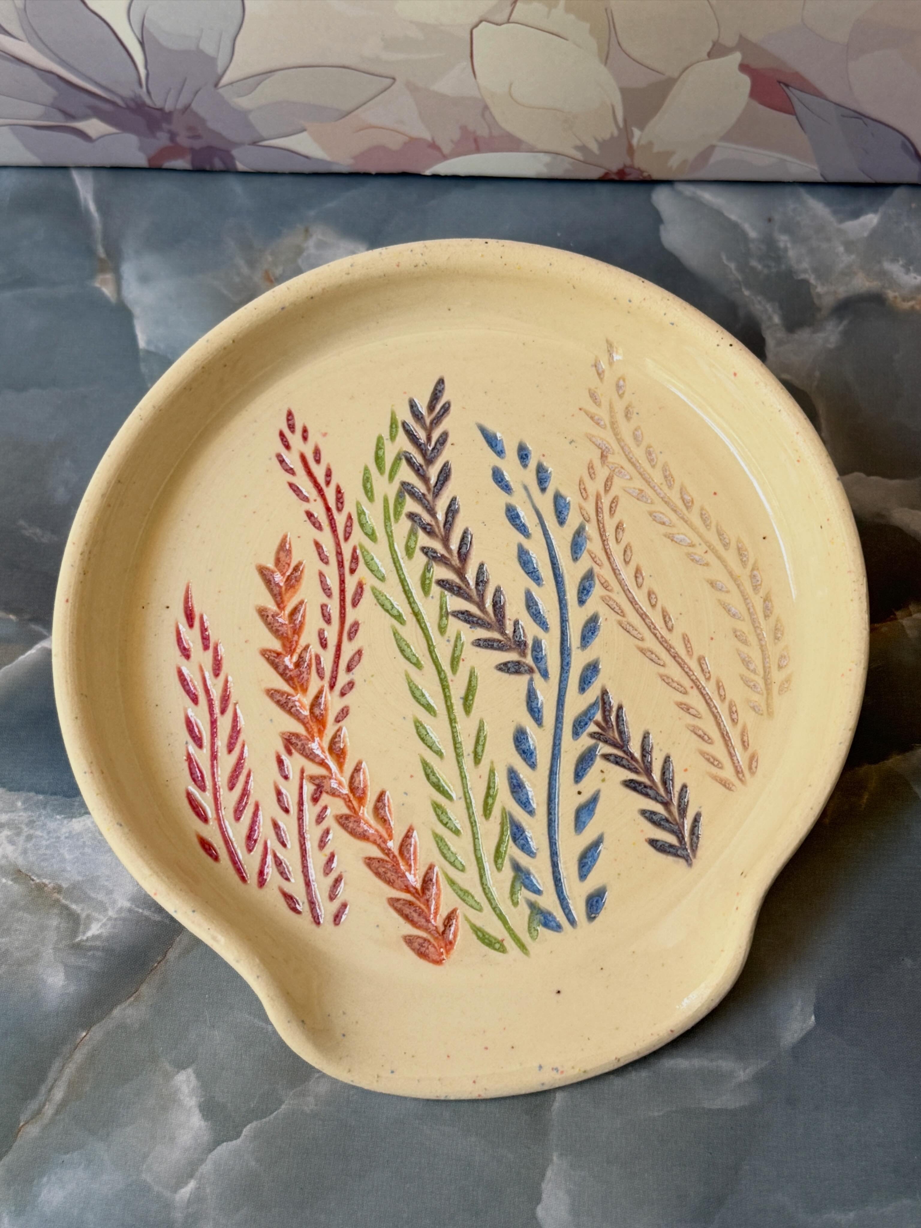 Rainbow Spoon Rest 3
