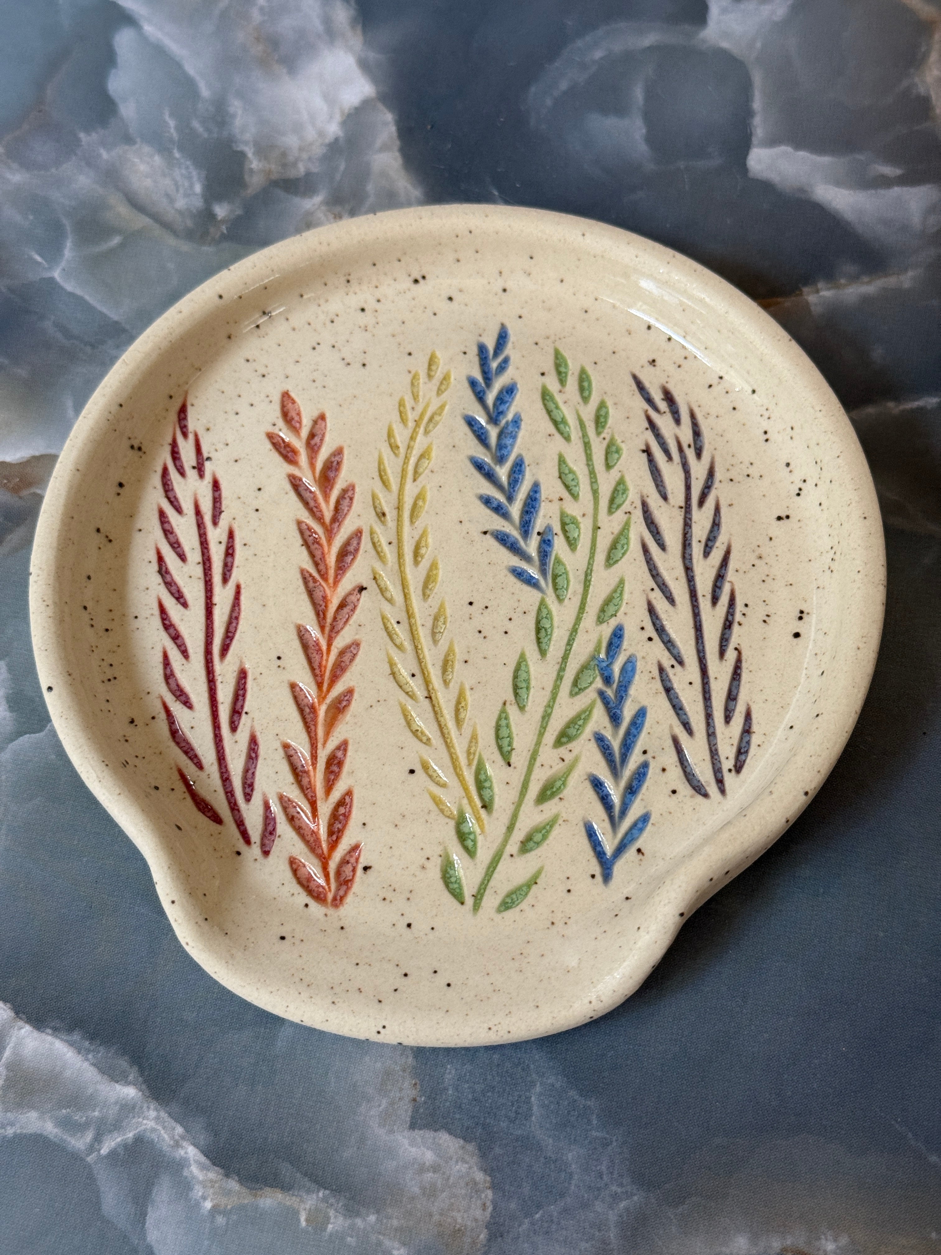 Rainbow Spoon Rest 7