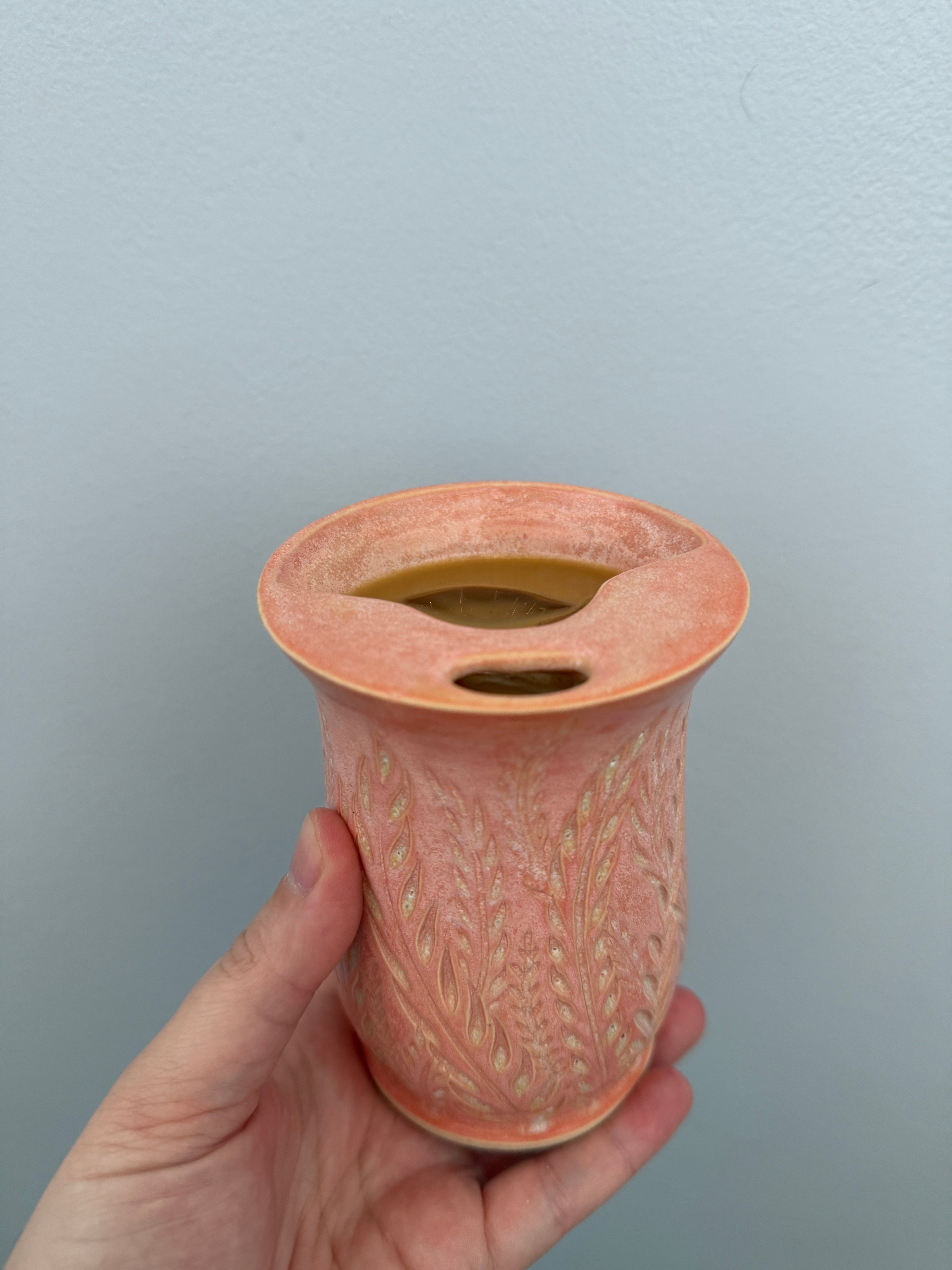 Sunrise Ferns Travel Tumbler