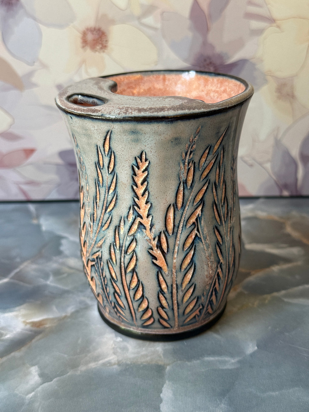 Misty Sunrise Ferns Travel Tumbler