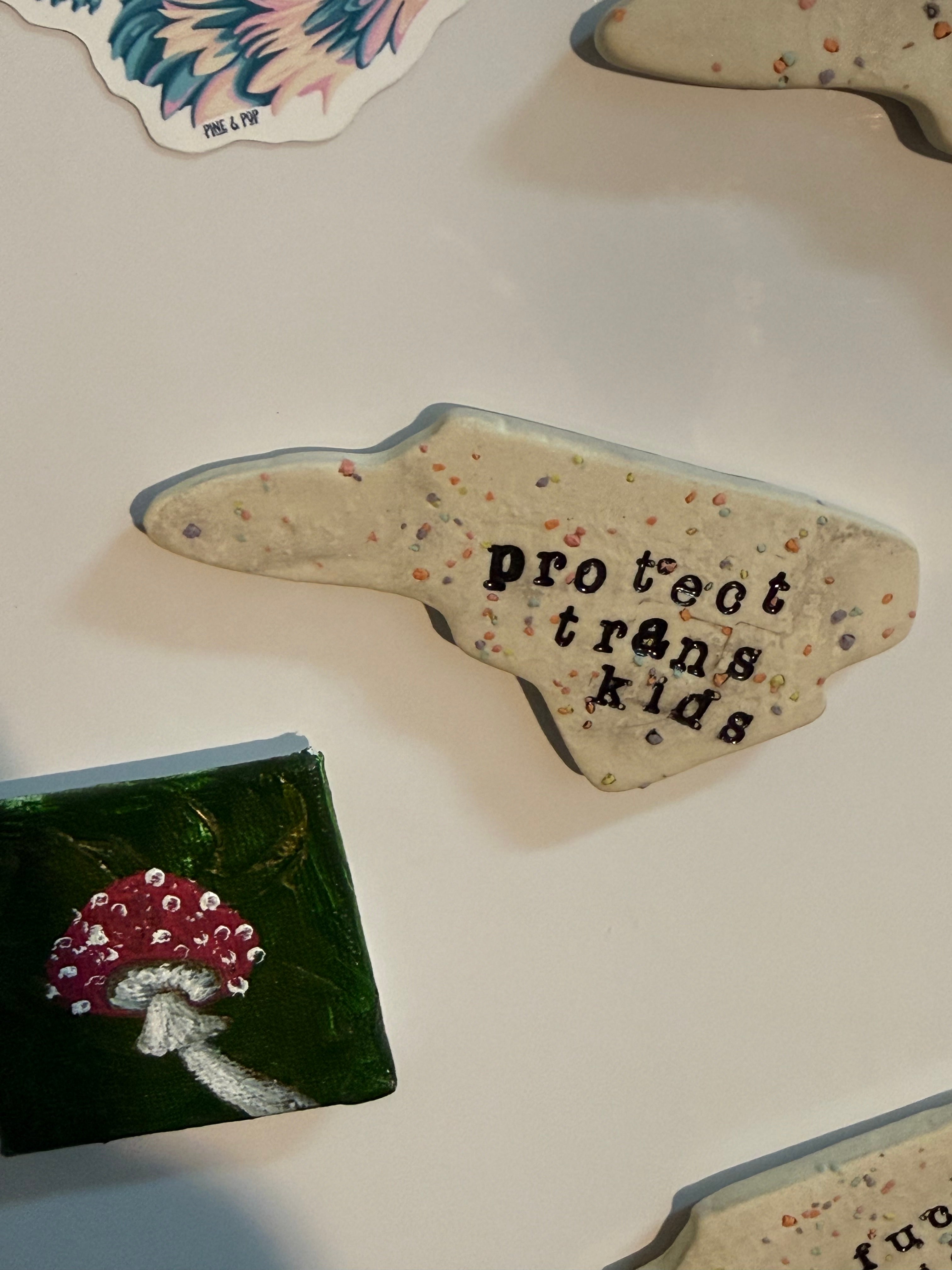 NC PRIDE Charity Magnet - Rainbow Speckles