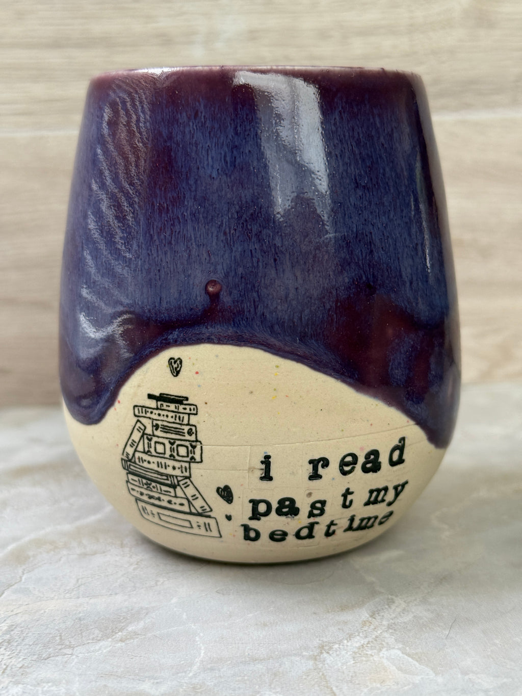 i read past my bedtime bookish tumbler