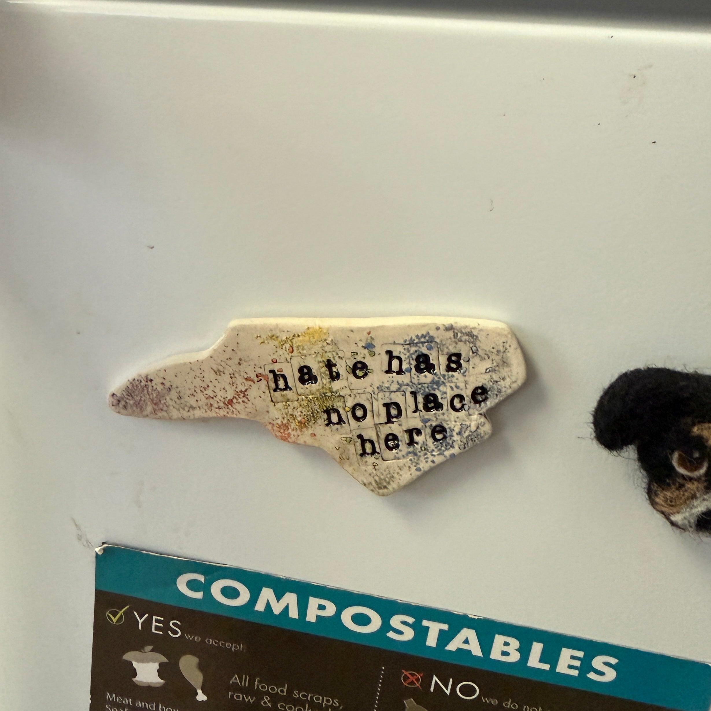 NC PRIDE Charity Magnet - Rainbow Speckles