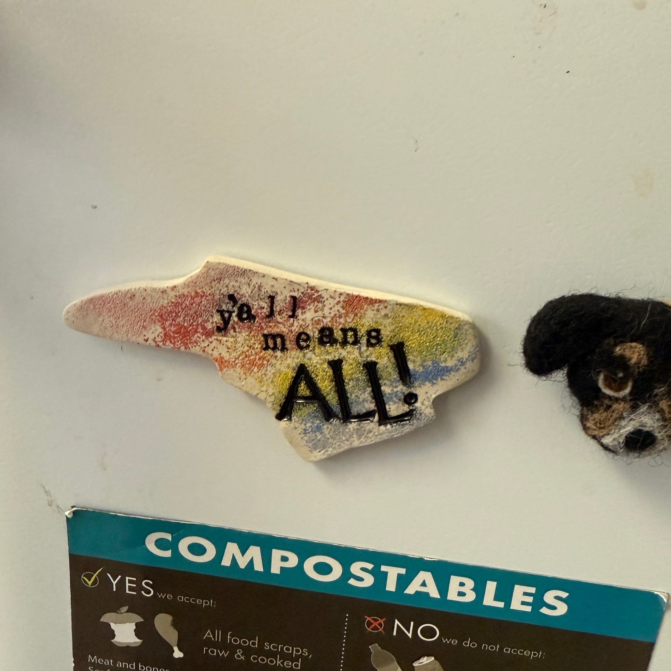NC PRIDE Charity Magnet - Rainbow Speckles