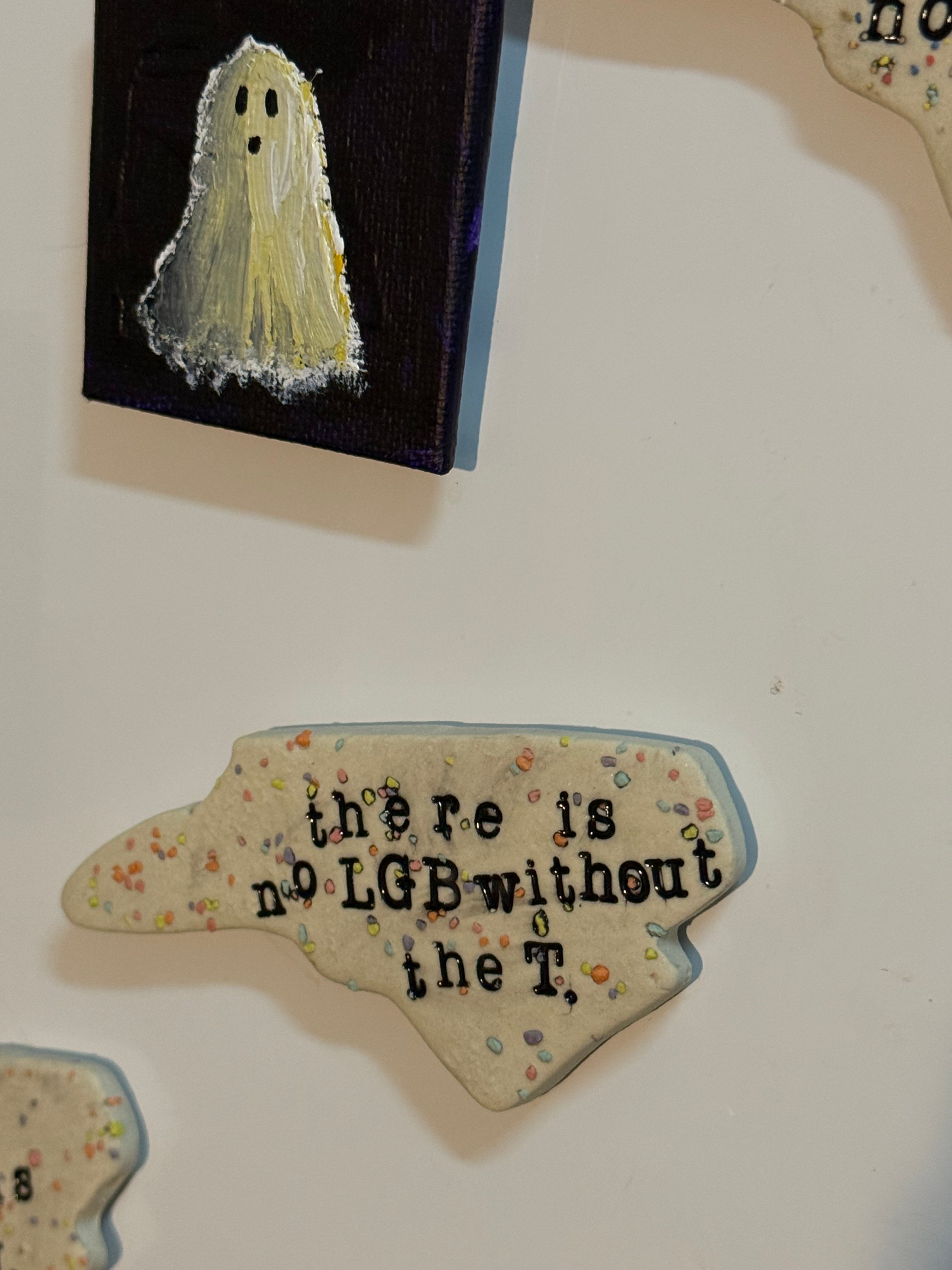 NC PRIDE Charity Magnet - Rainbow Speckles