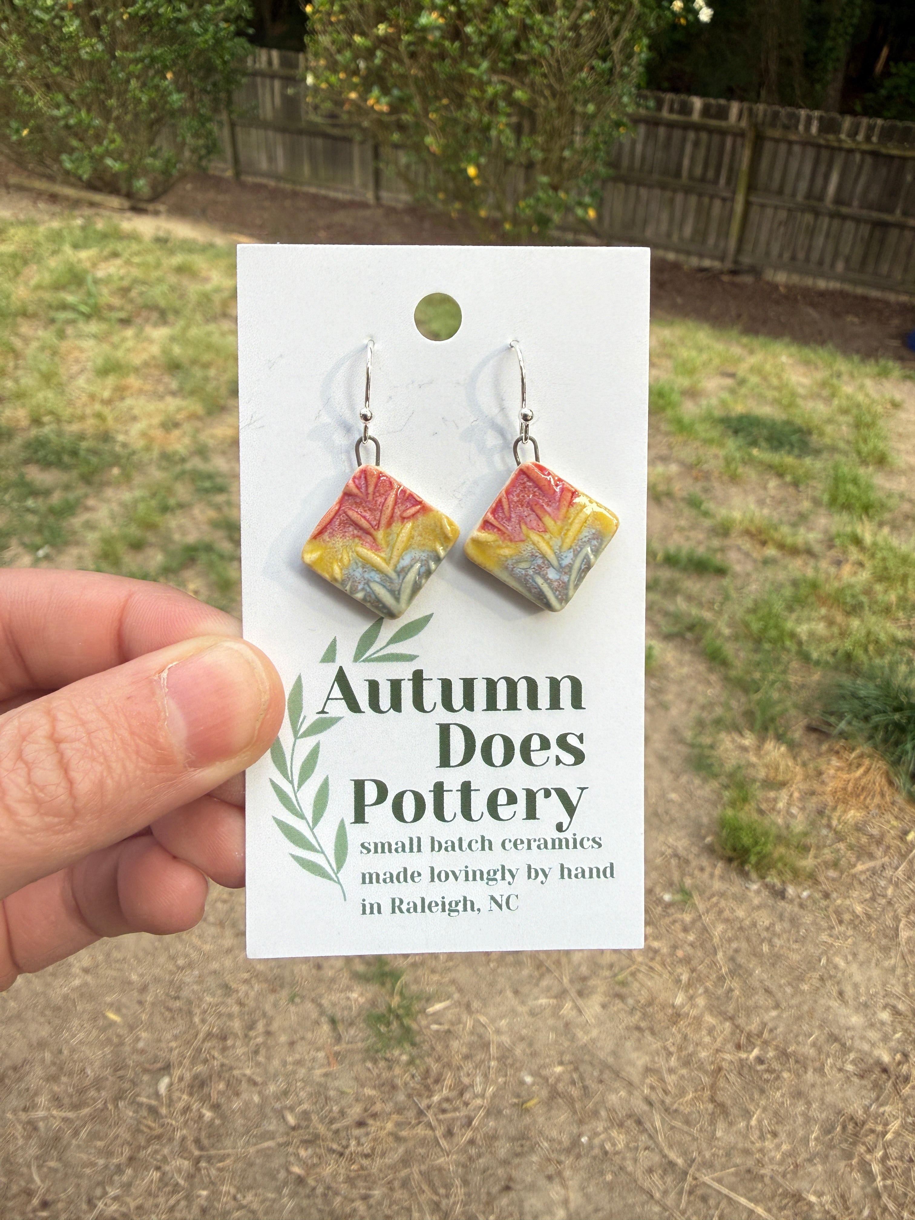 Pansexual Pride Earrings