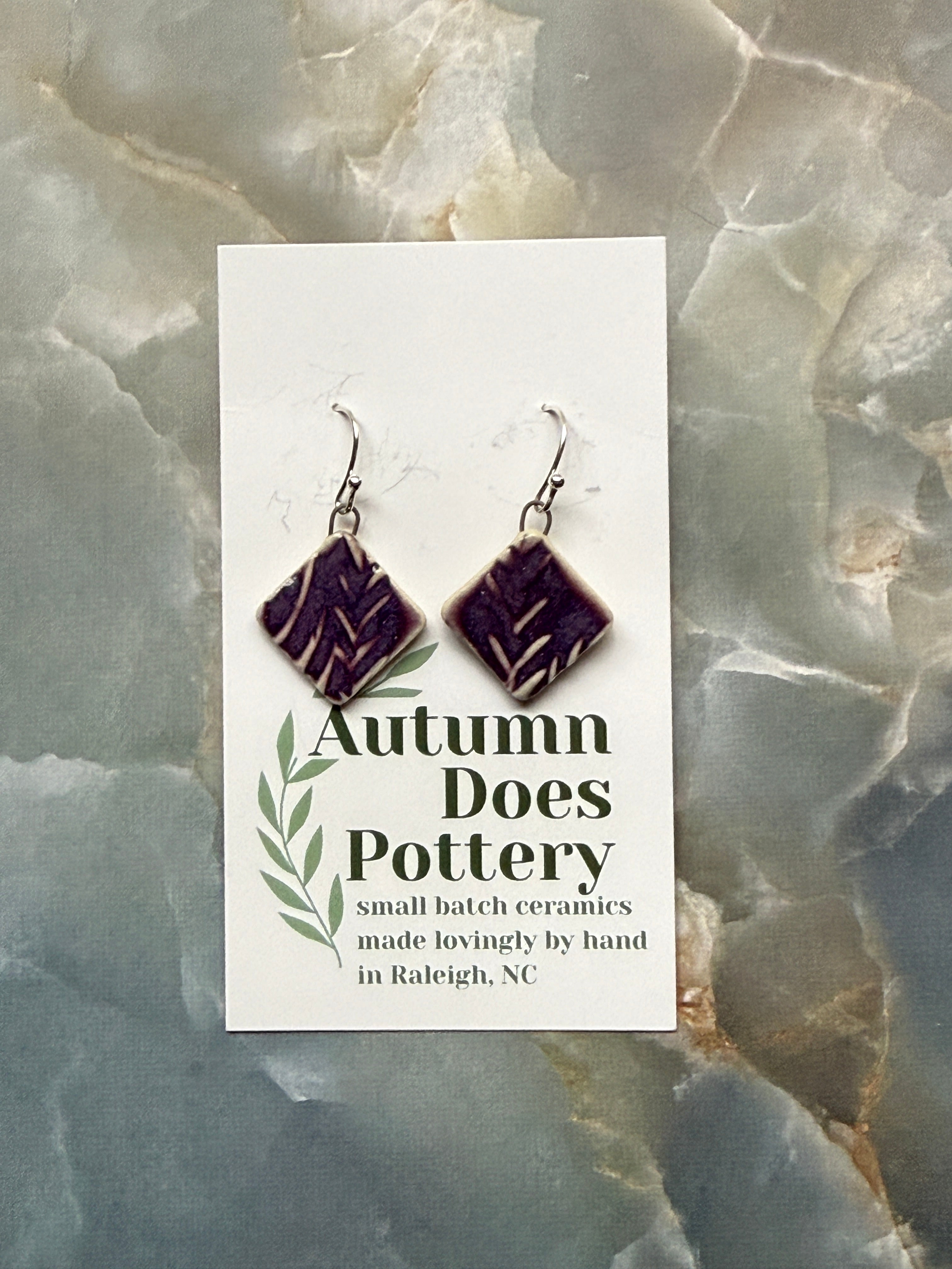 Square Dangle Earrings