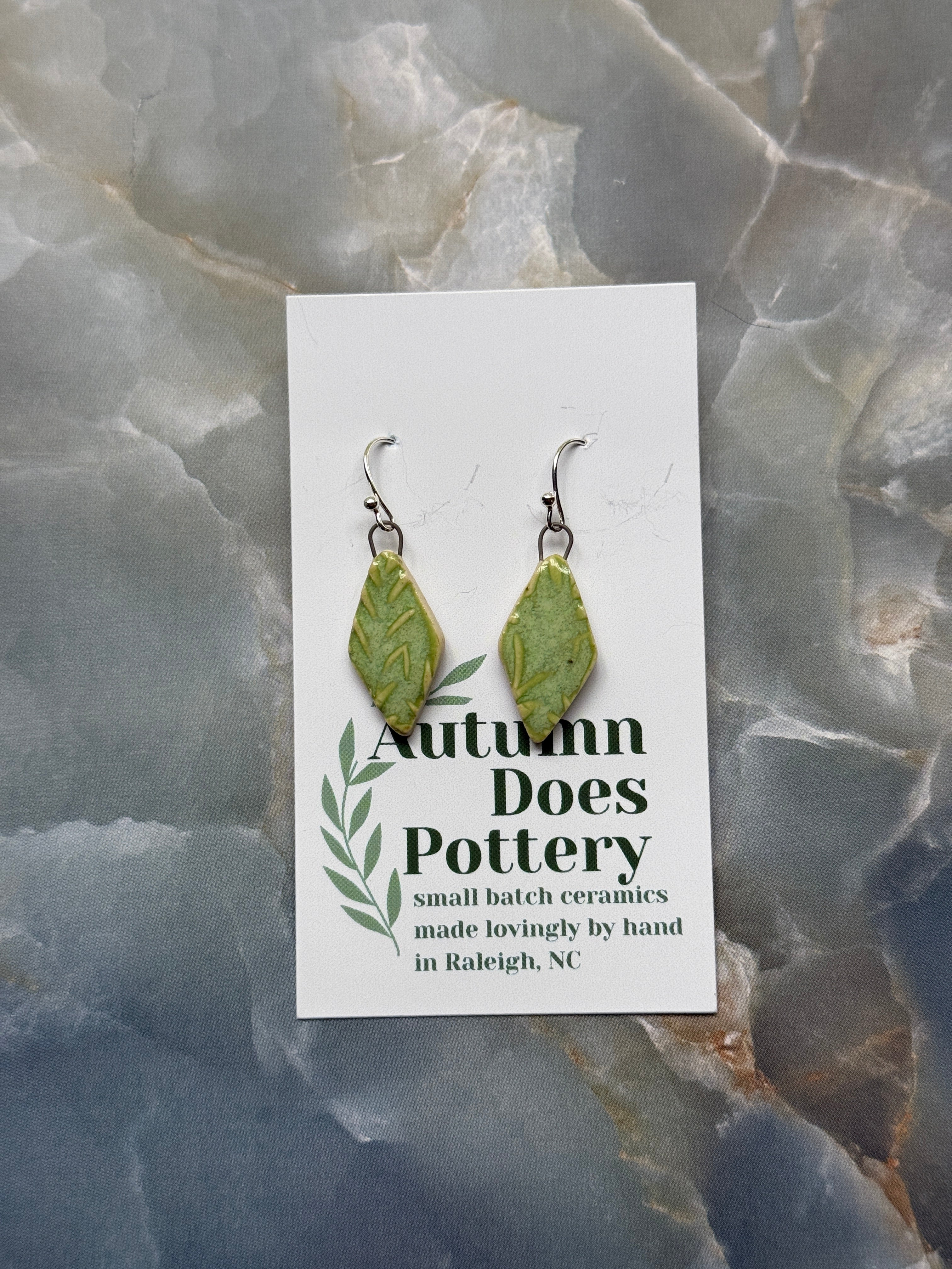 Diamond Dangle Earrings